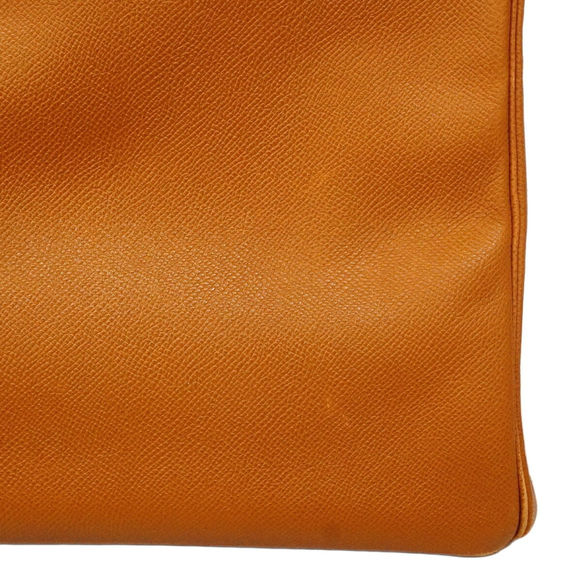 Hermes Gold Leather Handbag (Pre-Owned)