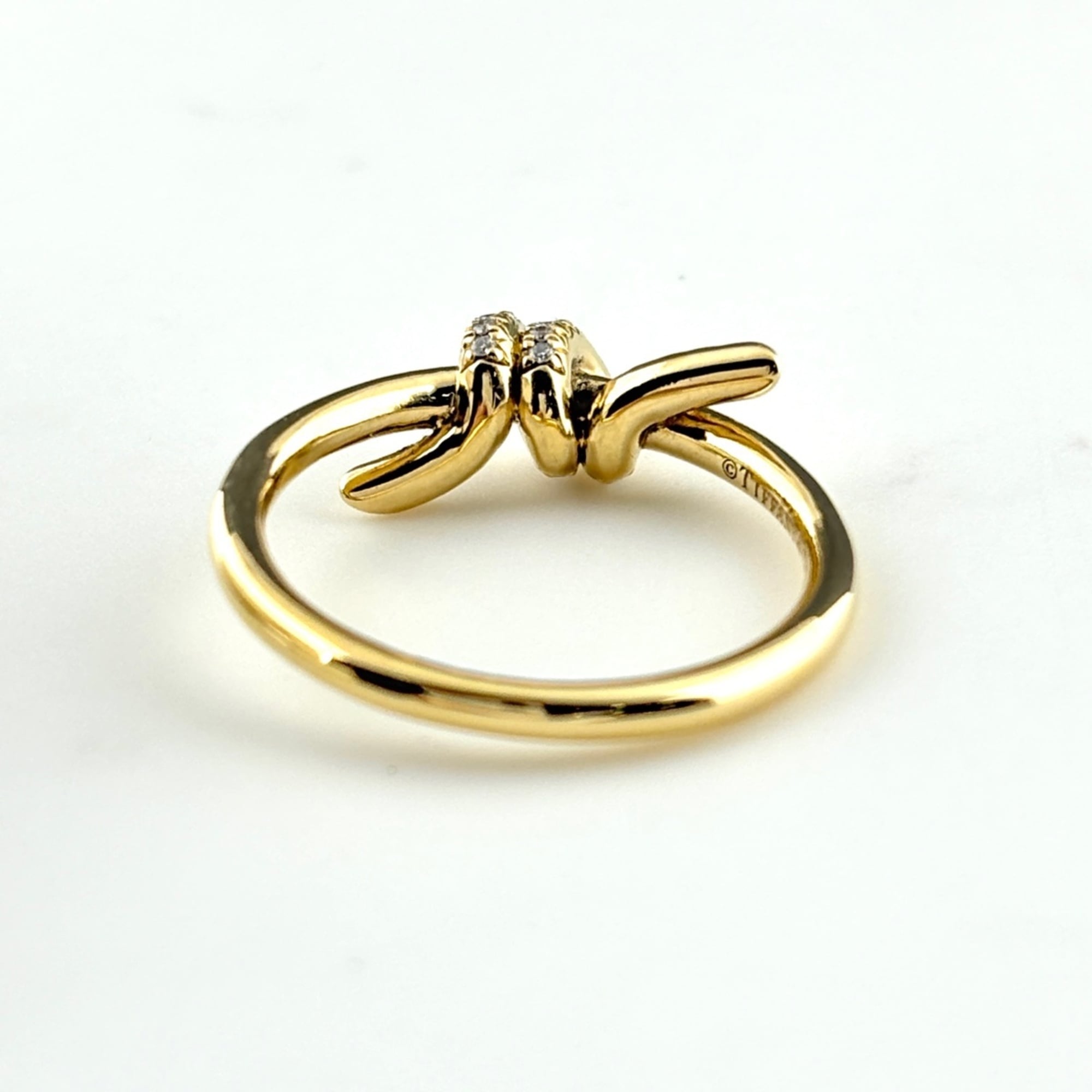 Tiffany Yellow Gold (18K) Band Ring (Pre-Owned)
