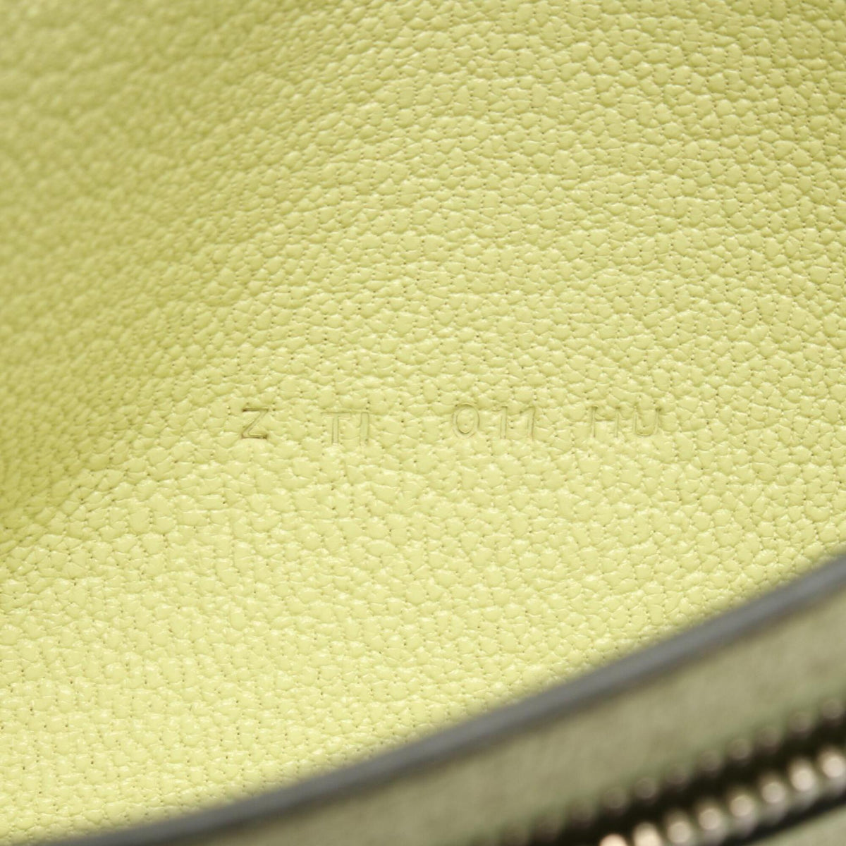 Hermes Yellow Chevre Leather Long Wallet (Bi-Fold) (Pre-Owned)