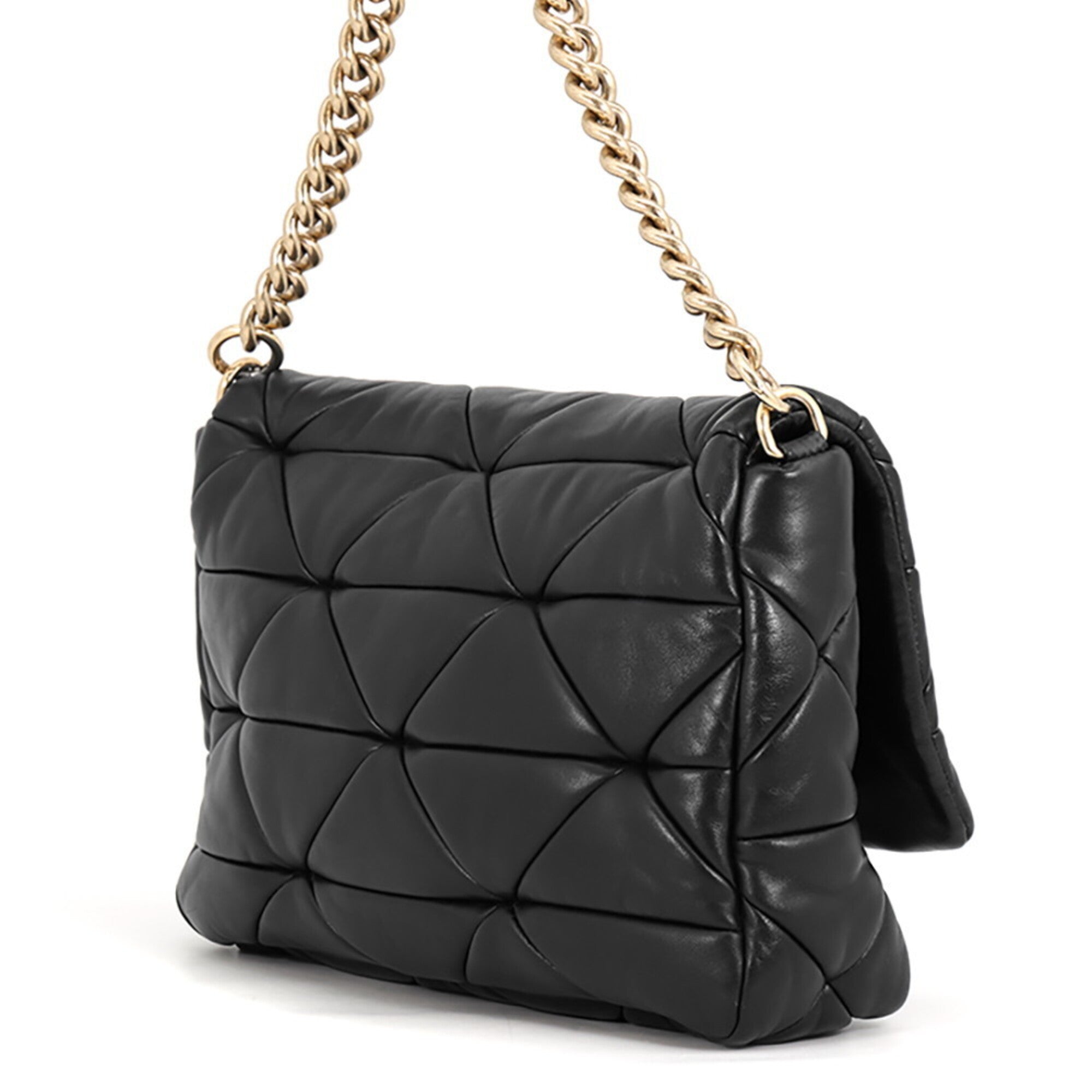 Prada Black Leather Shoulder Bag (Pre-Owned)