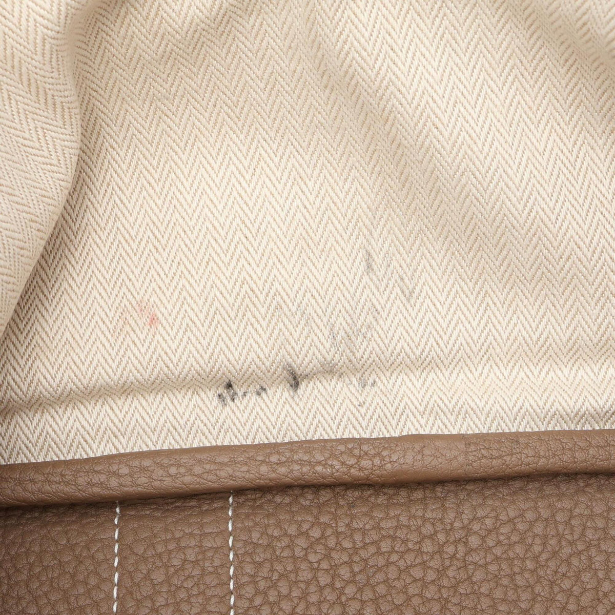 Hermes Gray Negonda Leather Handbag Tote Bag (Pre-Owned)