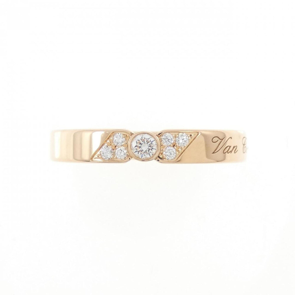 Van Cleef & Arpels Pink Gold (18K) Band Ring (Pre-Owned)