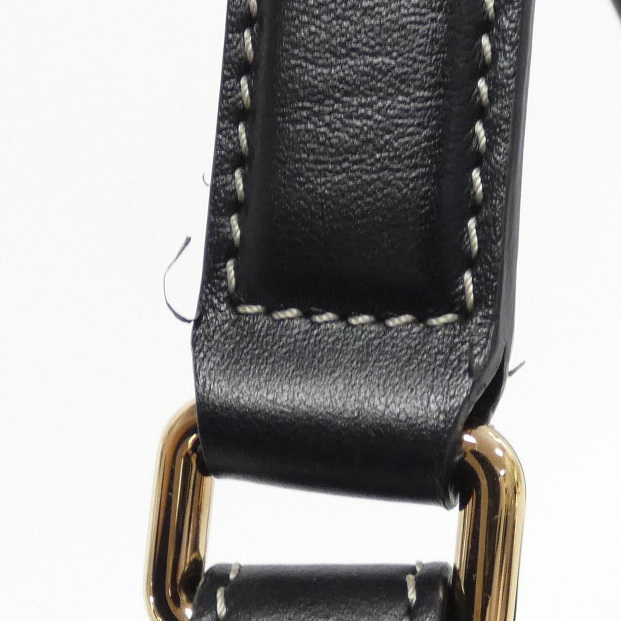 Tod's Black Leather Handbag (Pre-Owned)