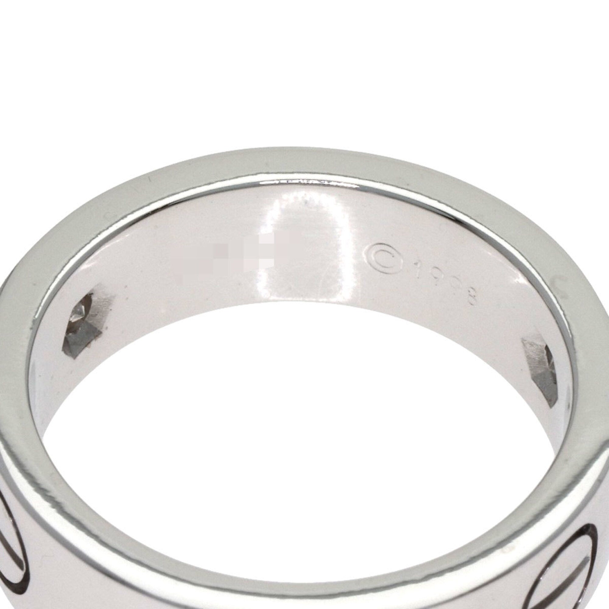 Cartier Love White Gold (18K) Band Ring (Pre-Owned)