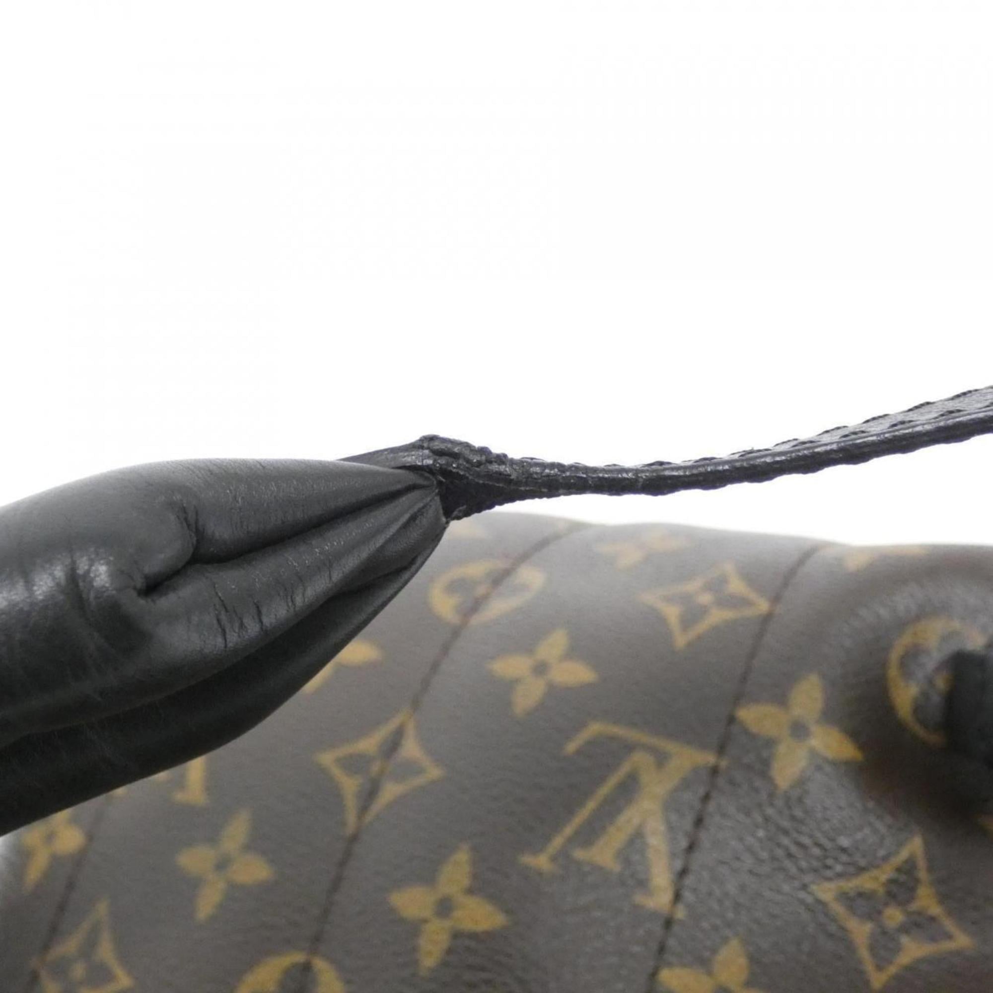 Louis Vuitton Marron Coated Canvas Backpack (Pre-Owned)