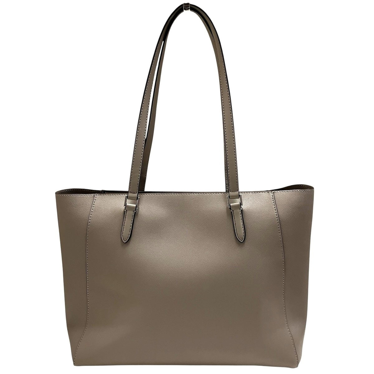 Michael Kors Beige Leather Shoulder Bag Tote Bag (Pre-Owned)