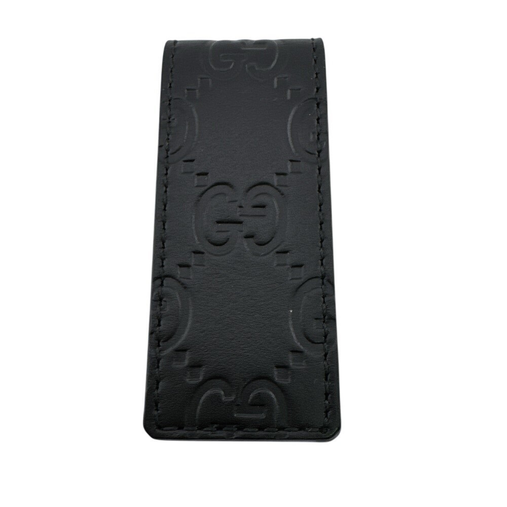 Gucci Black Leather Money Clip (Pre-Owned)