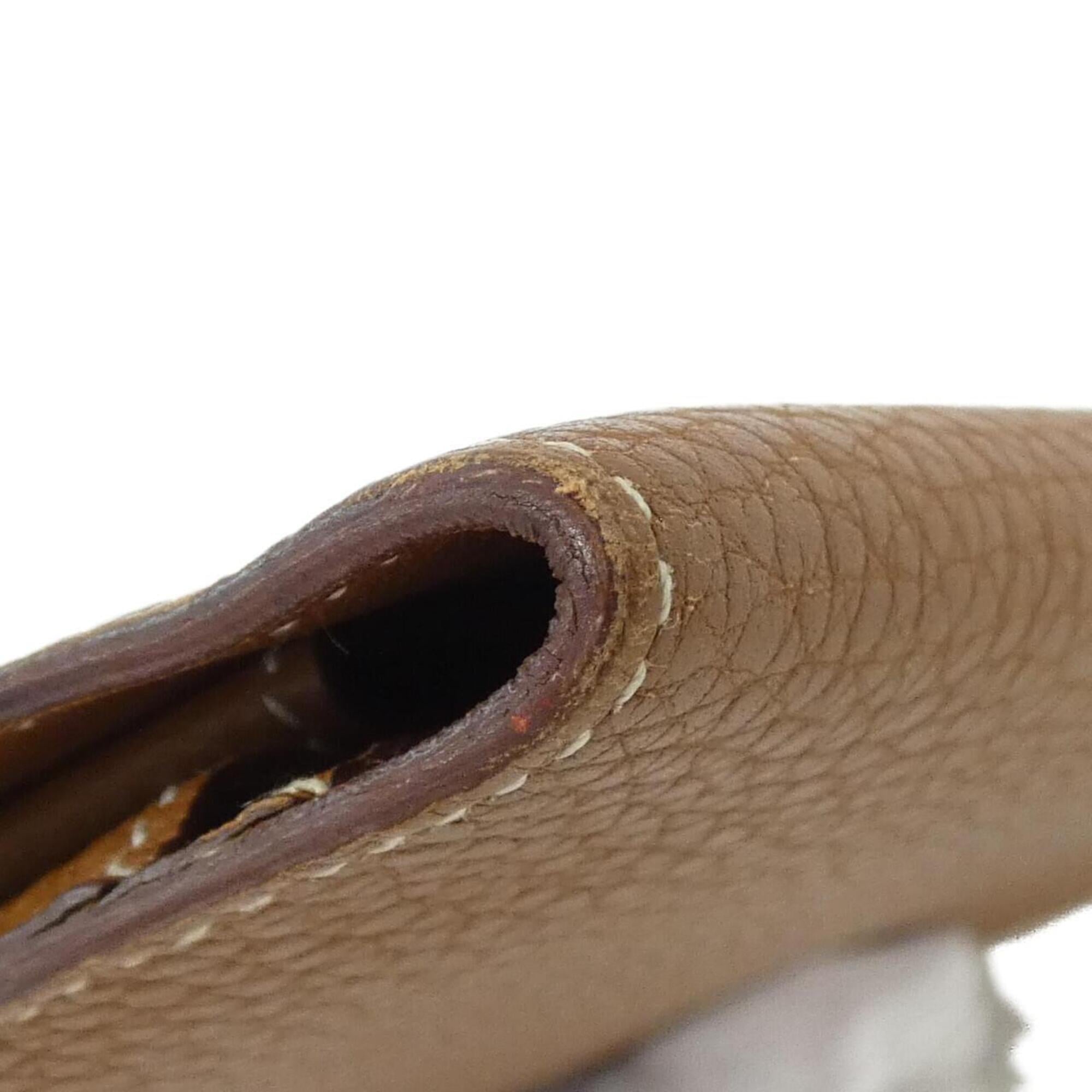 Hermes Togo Leather Long Wallet (Bi-Fold) (Pre-Owned)