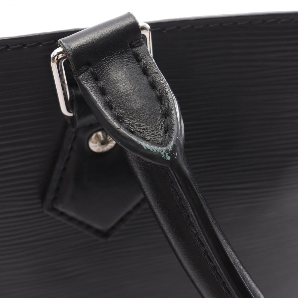 Louis Vuitton Black Noir Epi Leather Handbag Tote Bag (Pre-Owned)