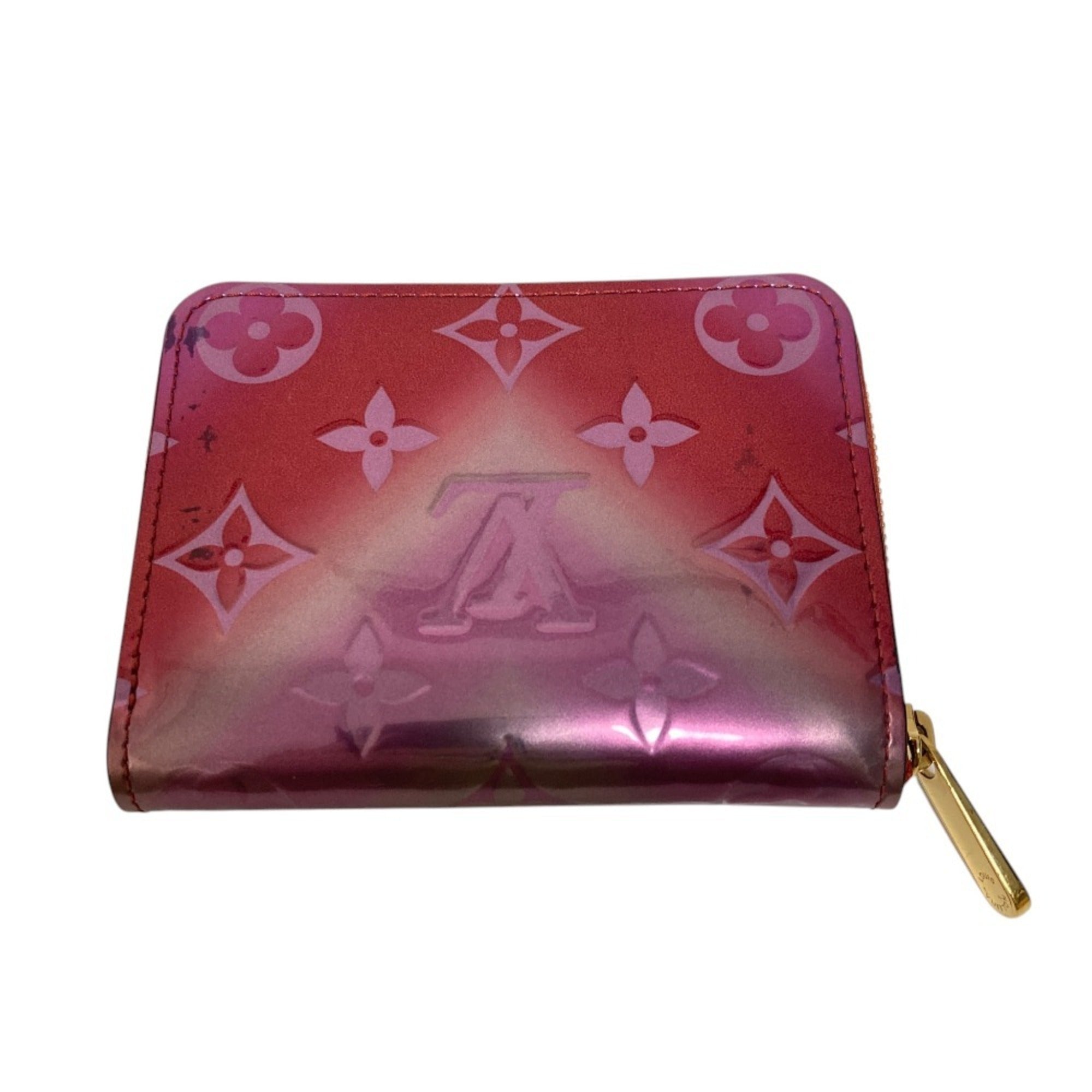 Louis Vuitton Monogram Vernis Metallic Pink Monogram Vernis Coin Purse/Coin Case (Pre-Owned)