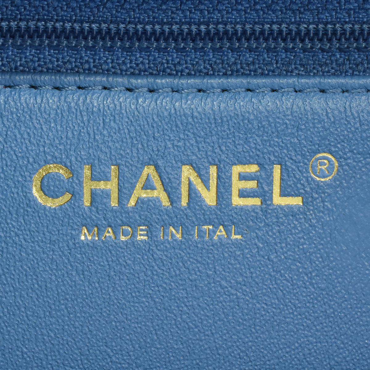 Chanel Blue Suede Handbag Shoulder Bag (Pre-Owned)