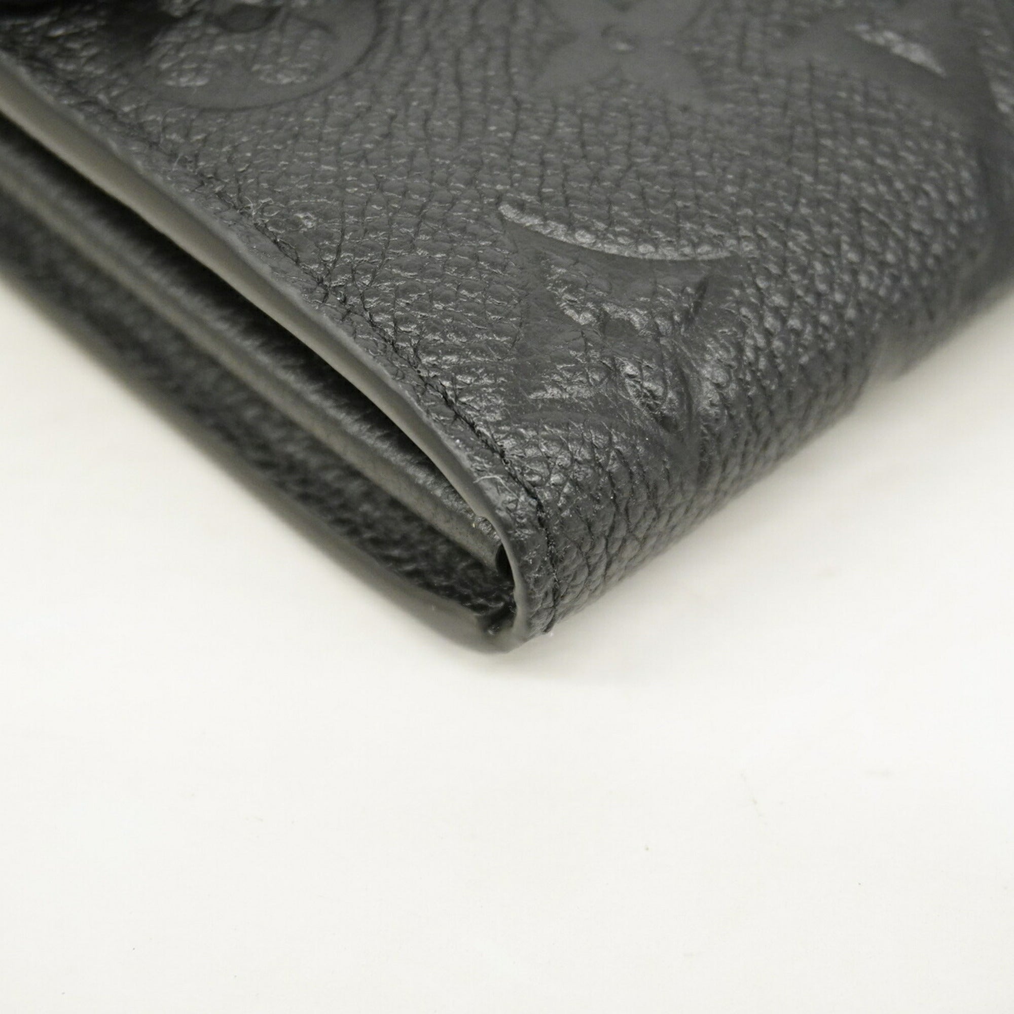 Louis Vuitton Noir Long Wallet (Bi-Fold) (Pre-Owned)