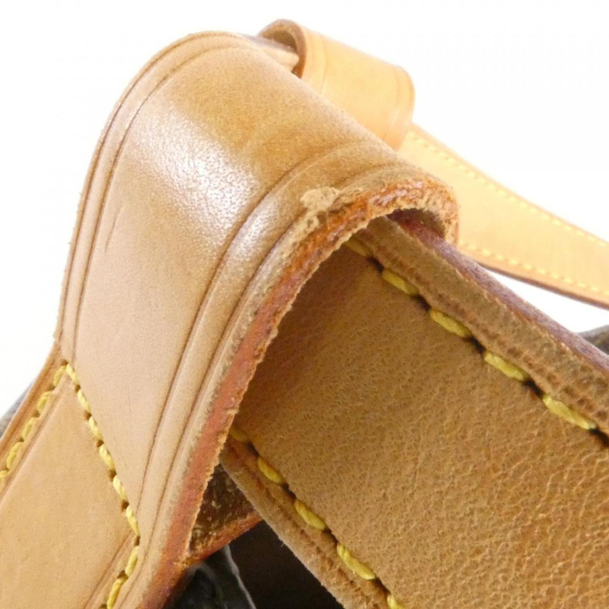 Louis Vuitton Brown Coated Canvas Shoulder Bag (Pre-Owned)