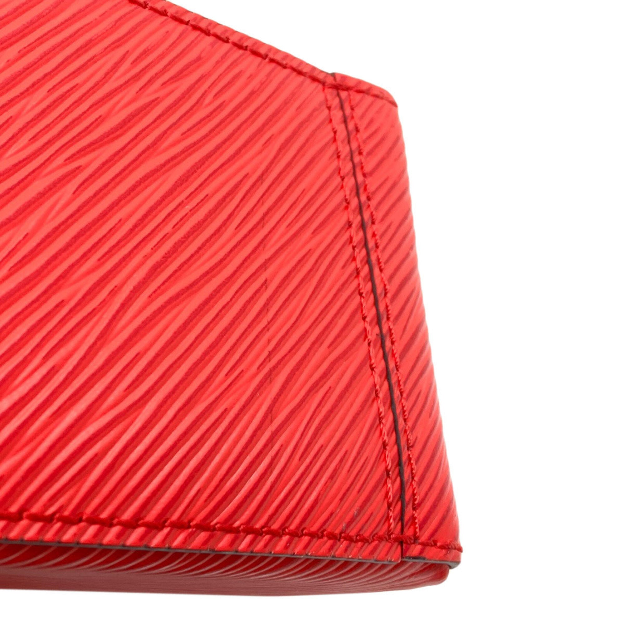 Louis Vuitton Red Color Epi Leather Handbag (Pre-Owned)