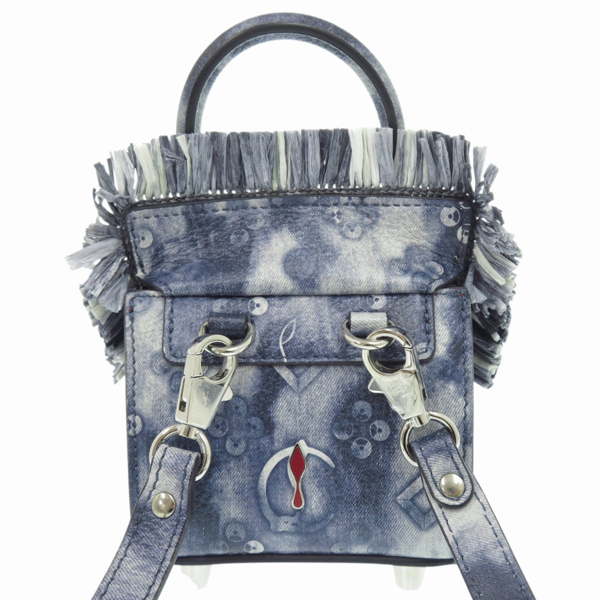 Christian Louboutin Navy Leather Shoulder Bag (Pre-Owned)