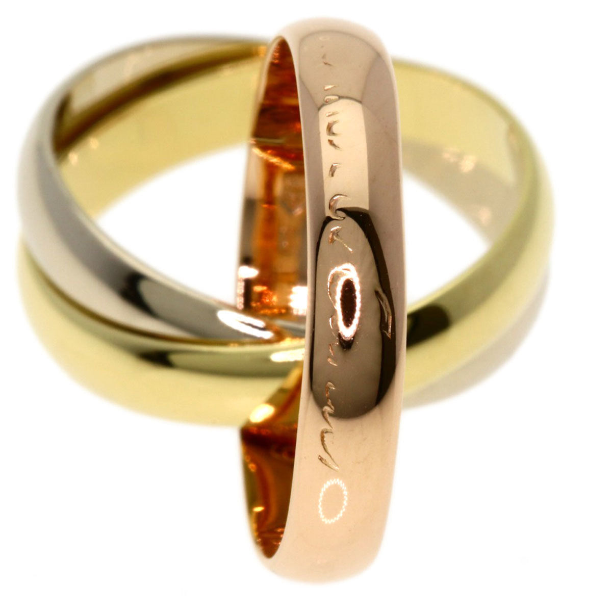 Cartier Trinity Yellow Gold (18K) Pink Gold (18K) White Gold (18K) Band Ring (Pre-Owned)