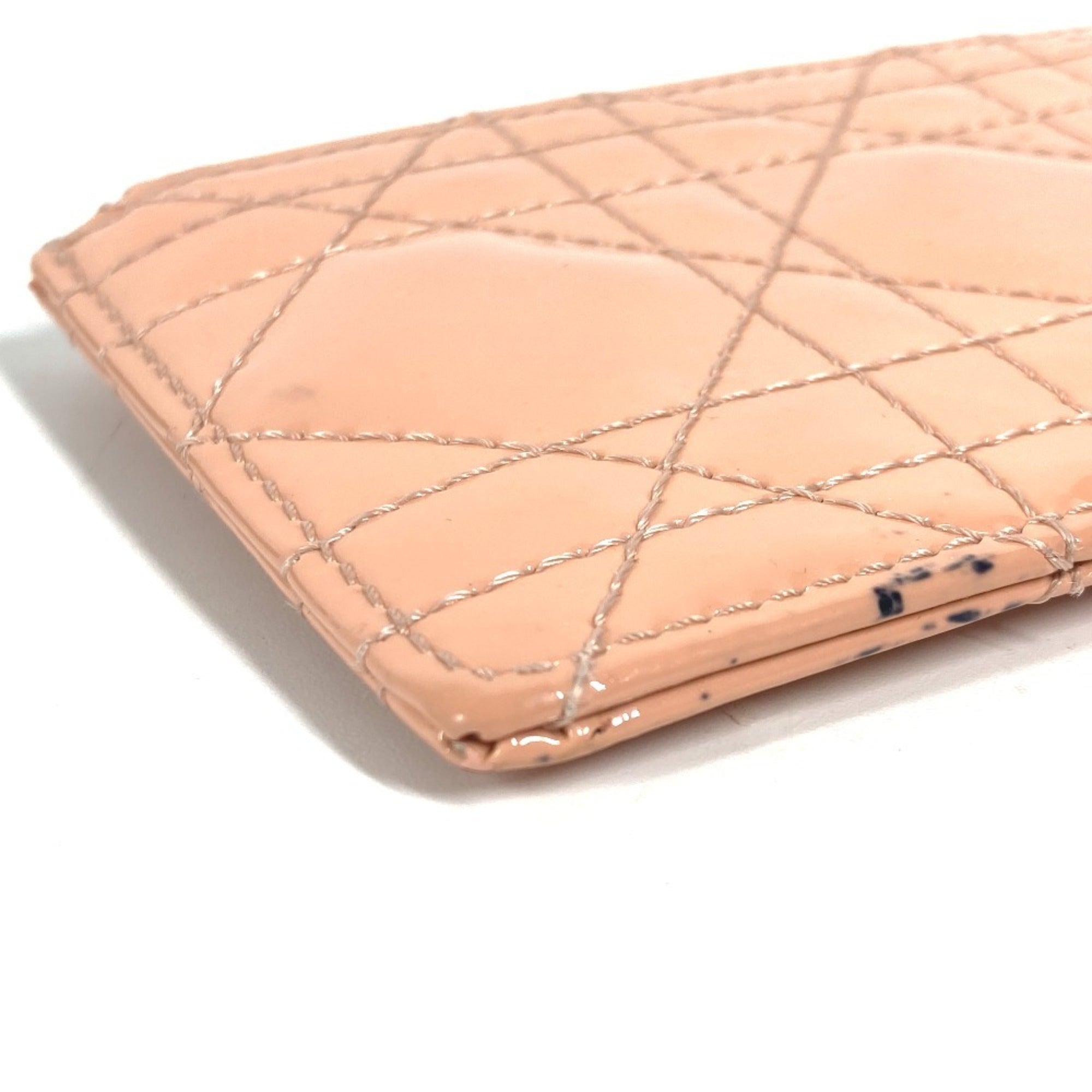 Christian Dior Pink Leather Coin Purse/Coin Case (Pre-Owned)