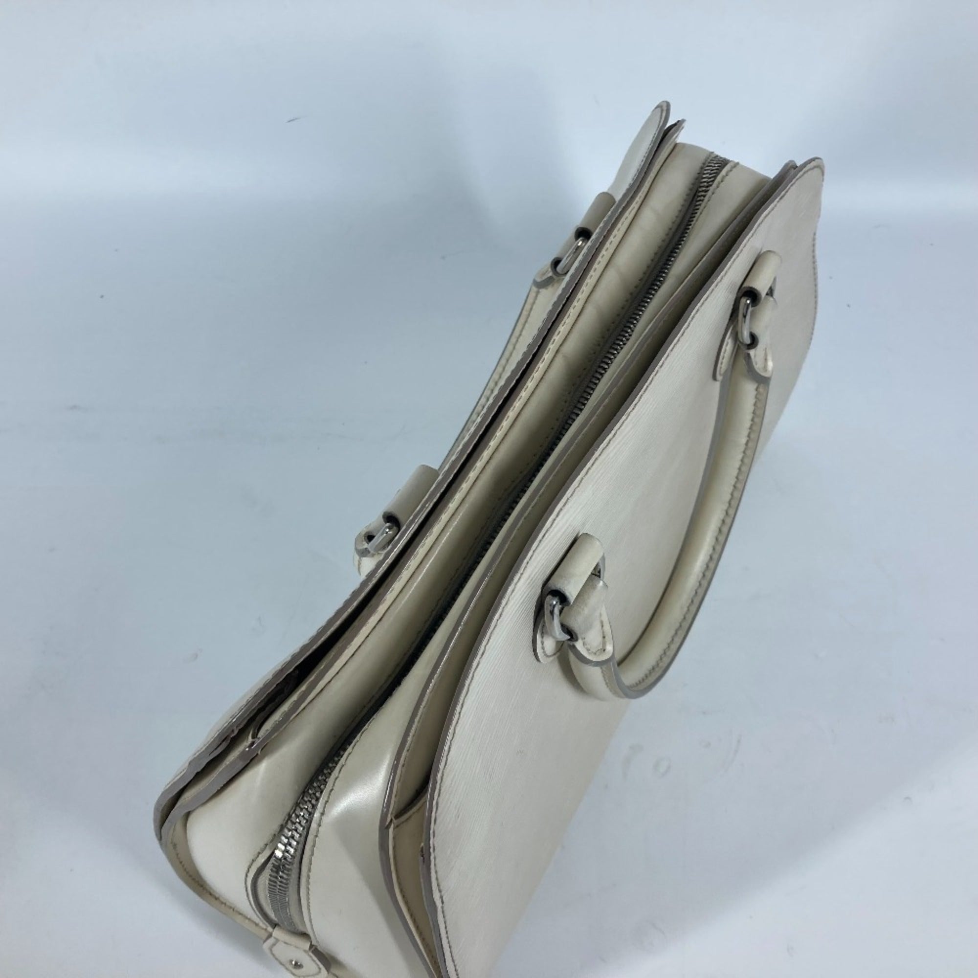 Louis Vuitton Lv Off White White Epi Leather Boston Bag Handbag (Pre-Owned)