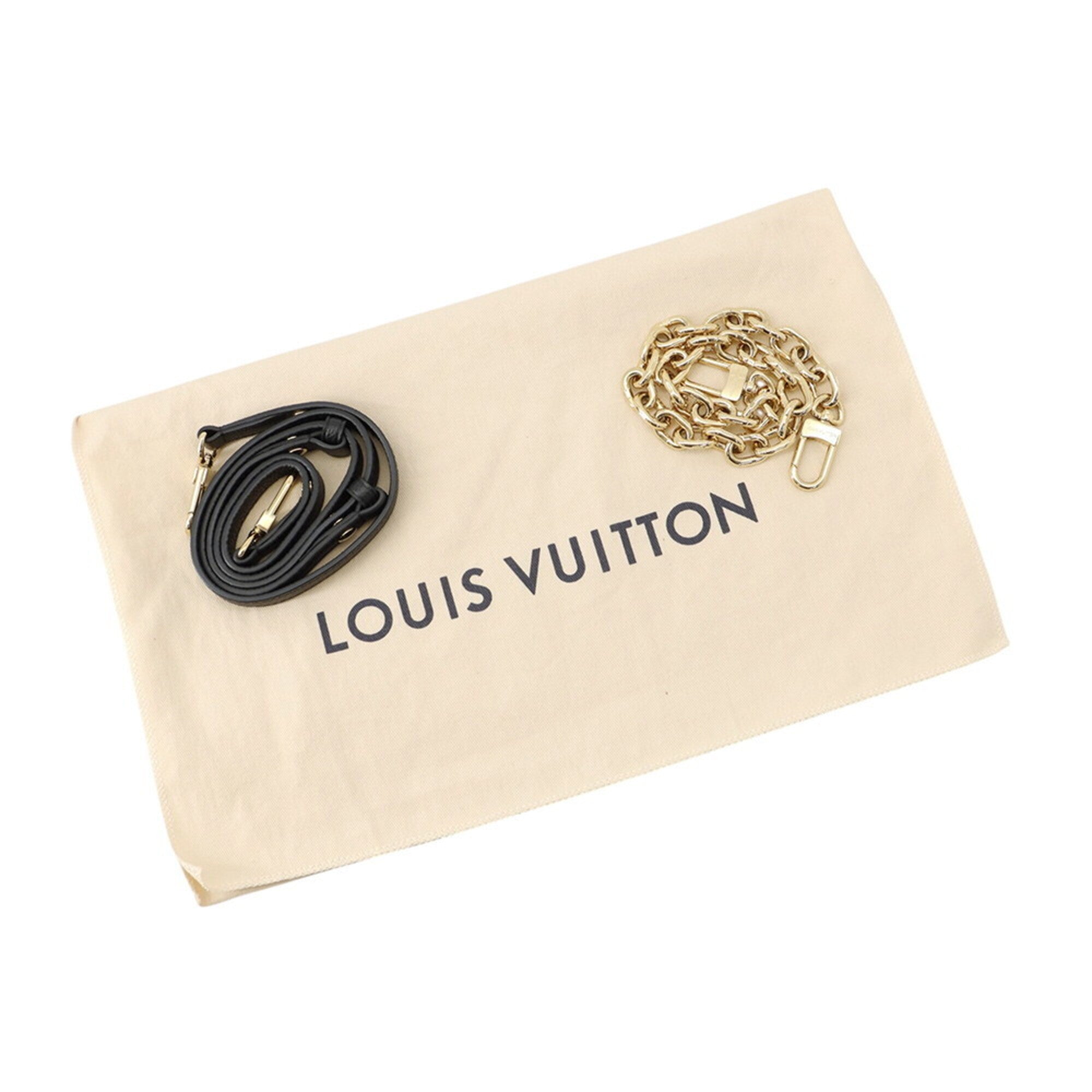 Louis Vuitton Monogram Empreinte Black Noir Monogram Empreinte Handbag Pochette Shoulder Bag (Pre-Owned)