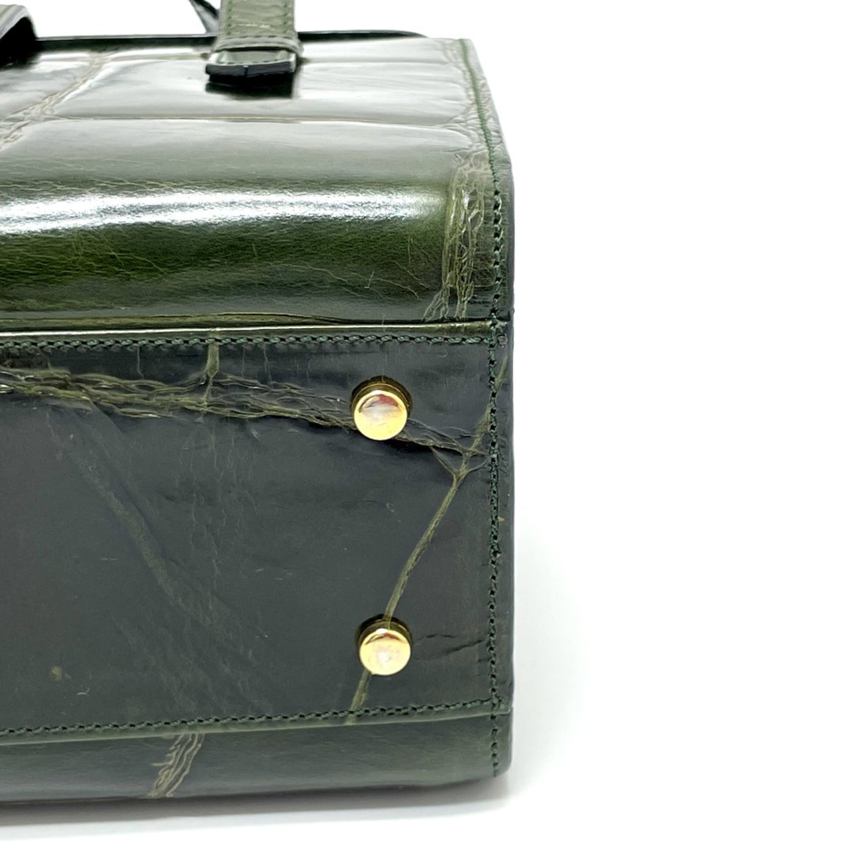 Celine Green Leather Handbag (Pre-Owned)