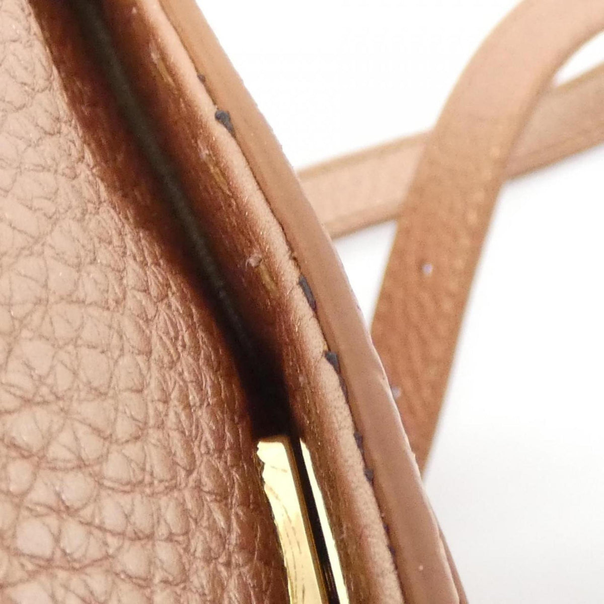 Fendi Beige Pink Leather Shoulder Bag (Pre-Owned)