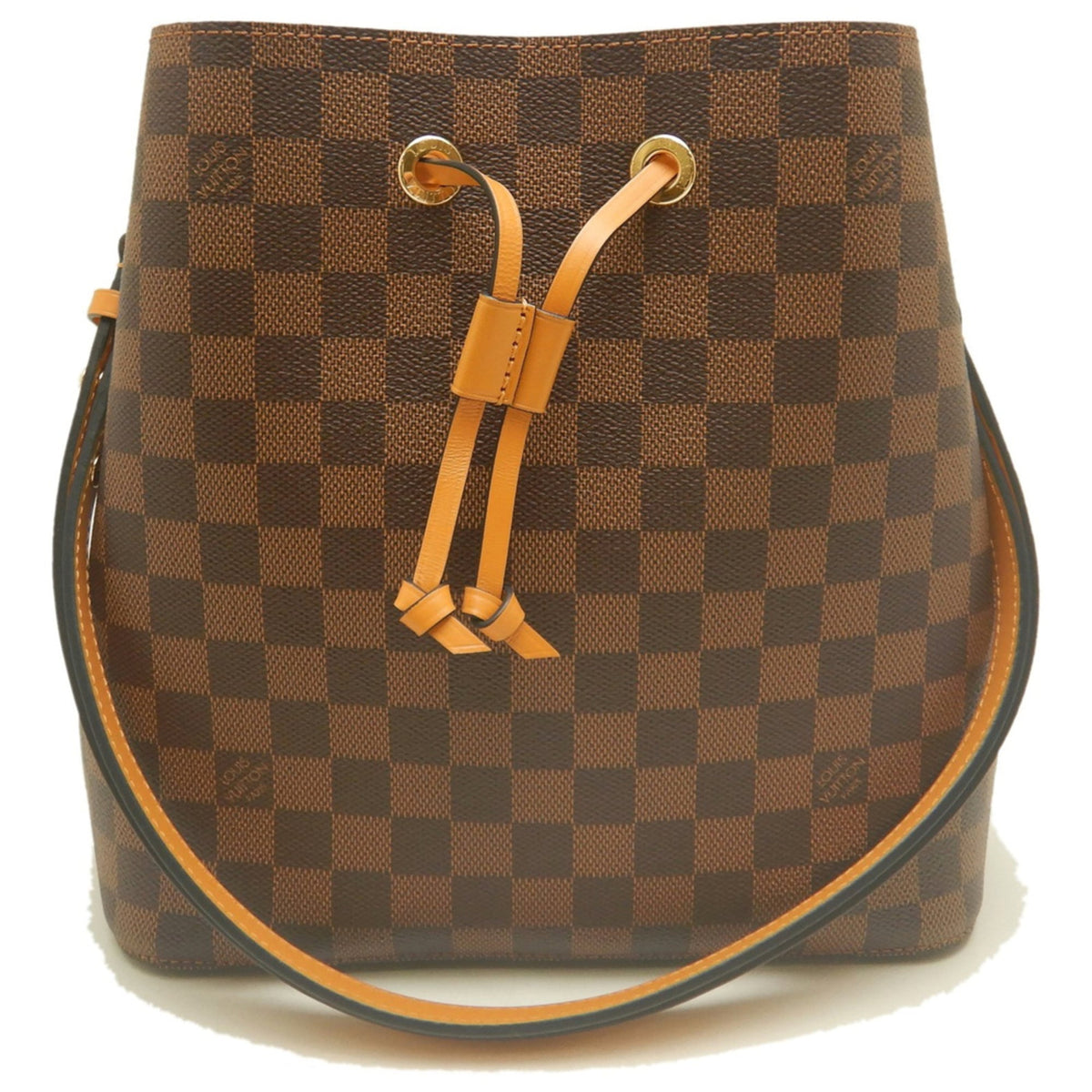 Louis Vuitton Damier Canvas Ebene Damier Canvas Shoulder Bag (Pre-Owned)