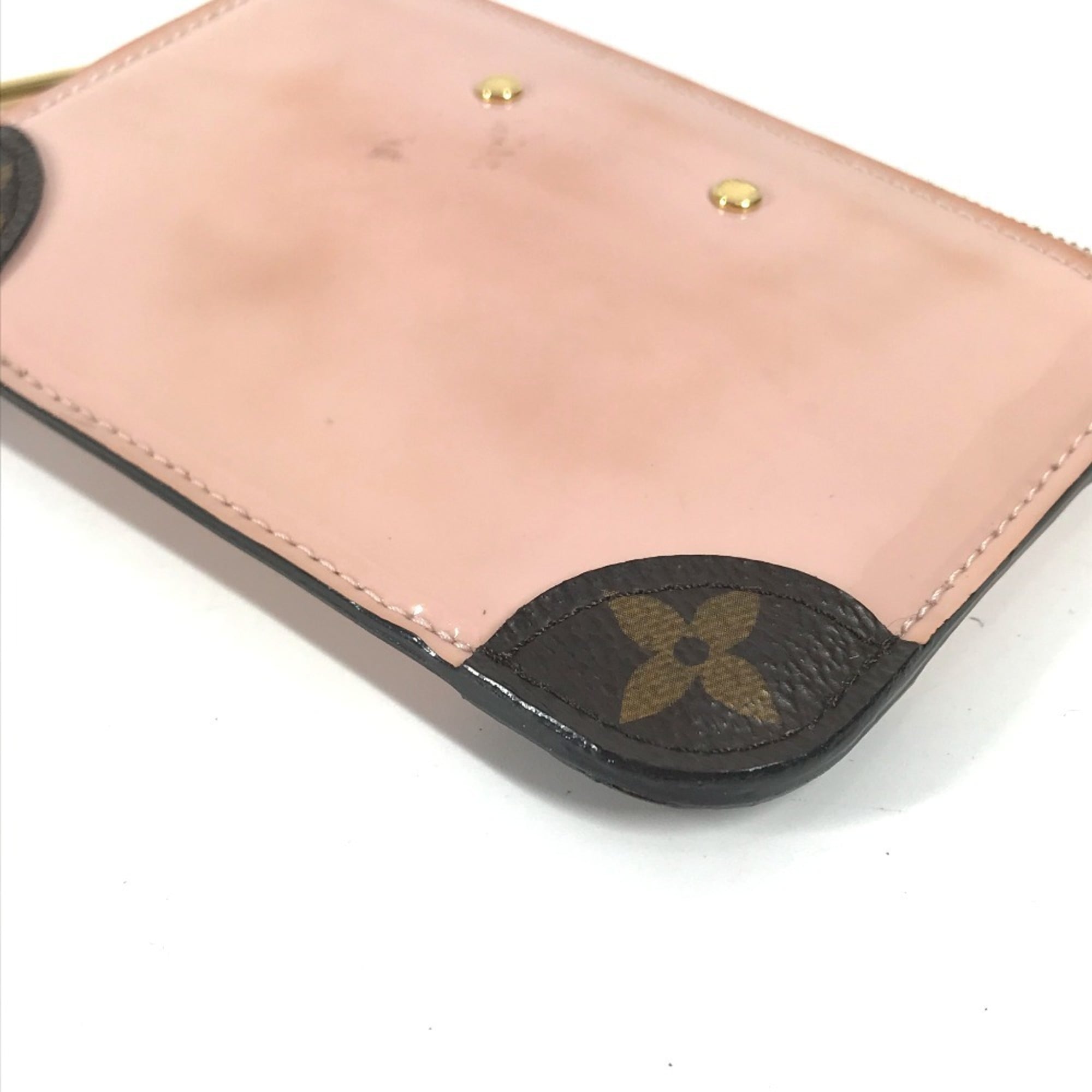 Louis Vuitton Pink Patent Leather Coin Purse/Coin Case (Pre-Owned)