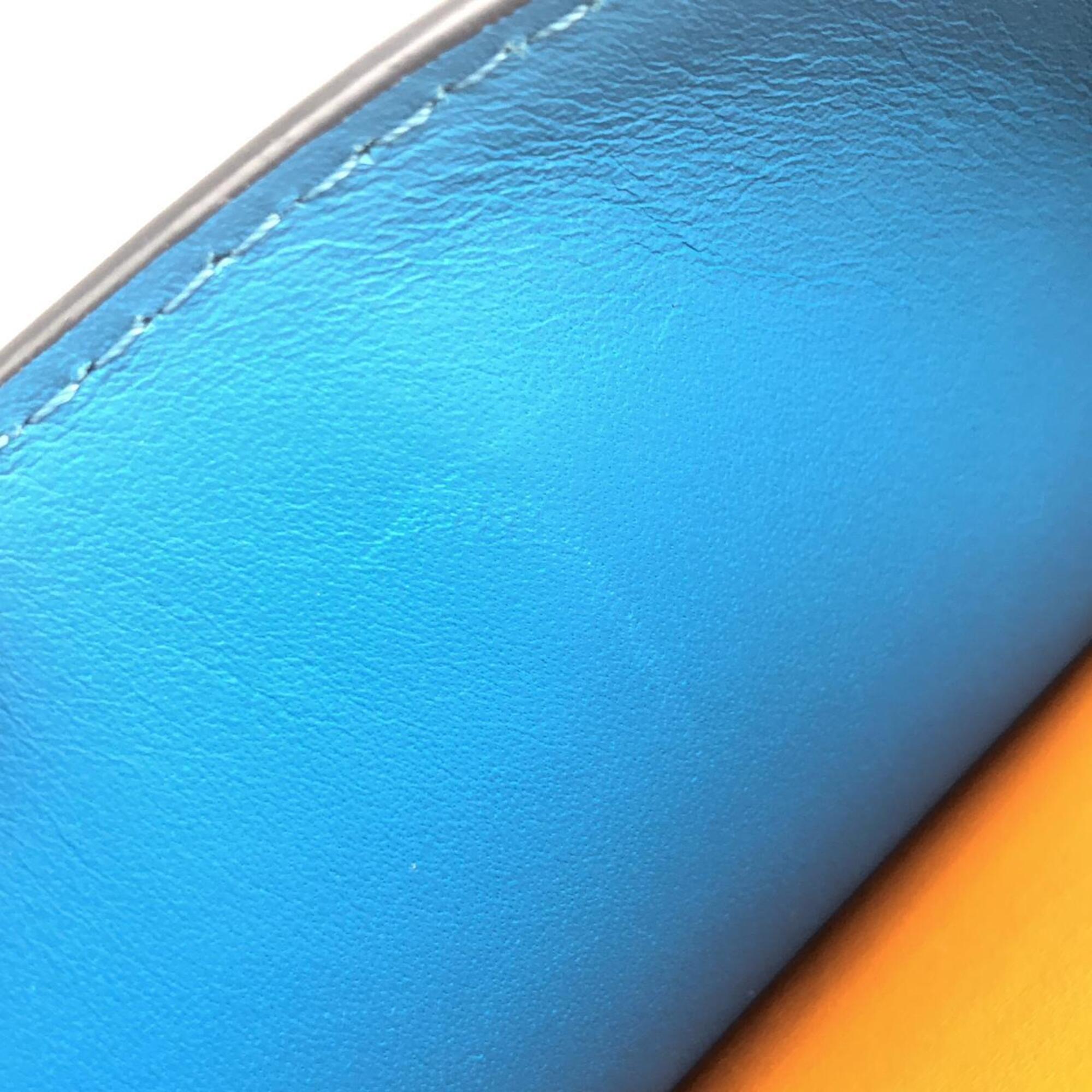 Louis Vuitton Orange Leather Shoulder Bag (Pre-Owned)