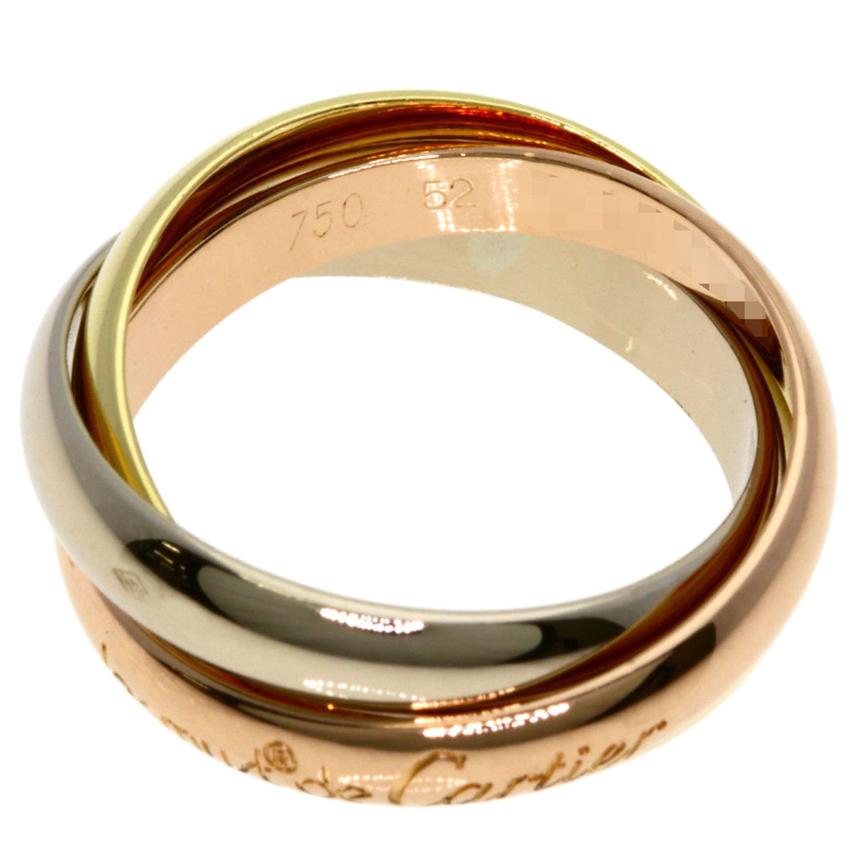 Cartier Yellow Gold (18K) Pink Gold (18K) White Gold (18K) Band Ring (Pre-Owned)