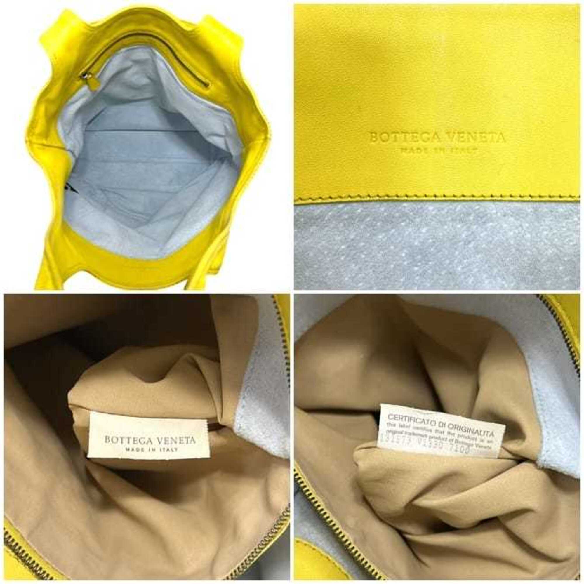 Bottega Veneta Yellow Intrecciato Tote Bag (Pre-Owned)