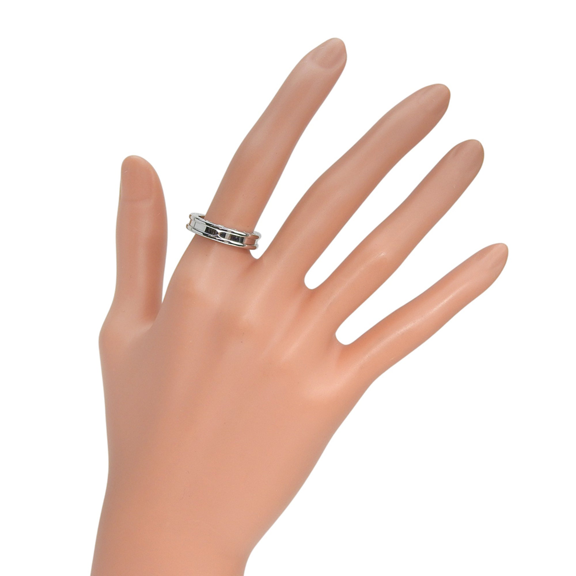 Bvlgari White Gold White Gold (18K) Band Ring (Pre-Owned)