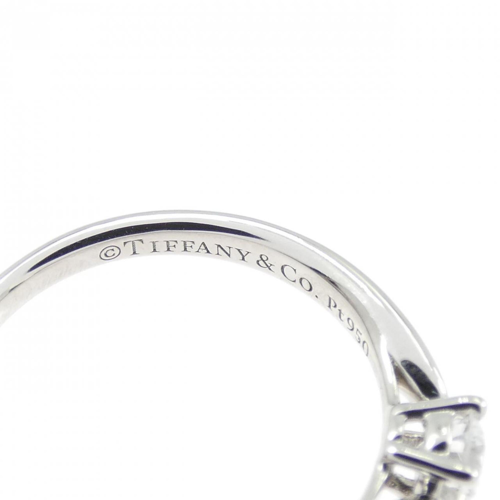 Tiffany Platinum Platinum 950 Band Ring (Pre-Owned)