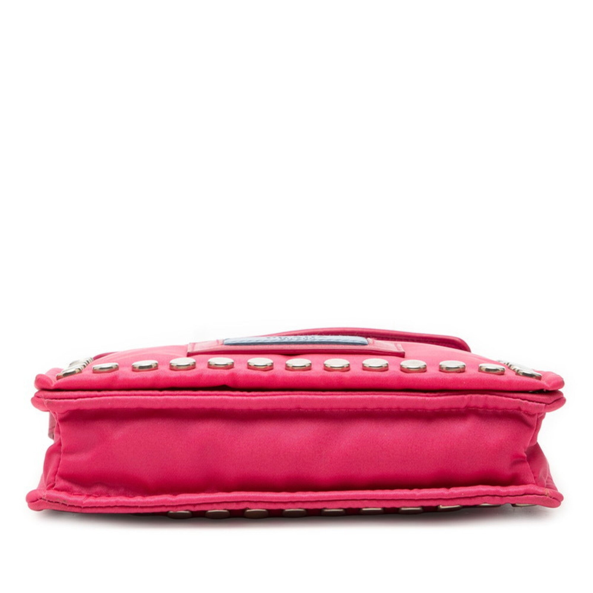 Prada Pink Nylon Shoulder Bag (Pre-Owned)