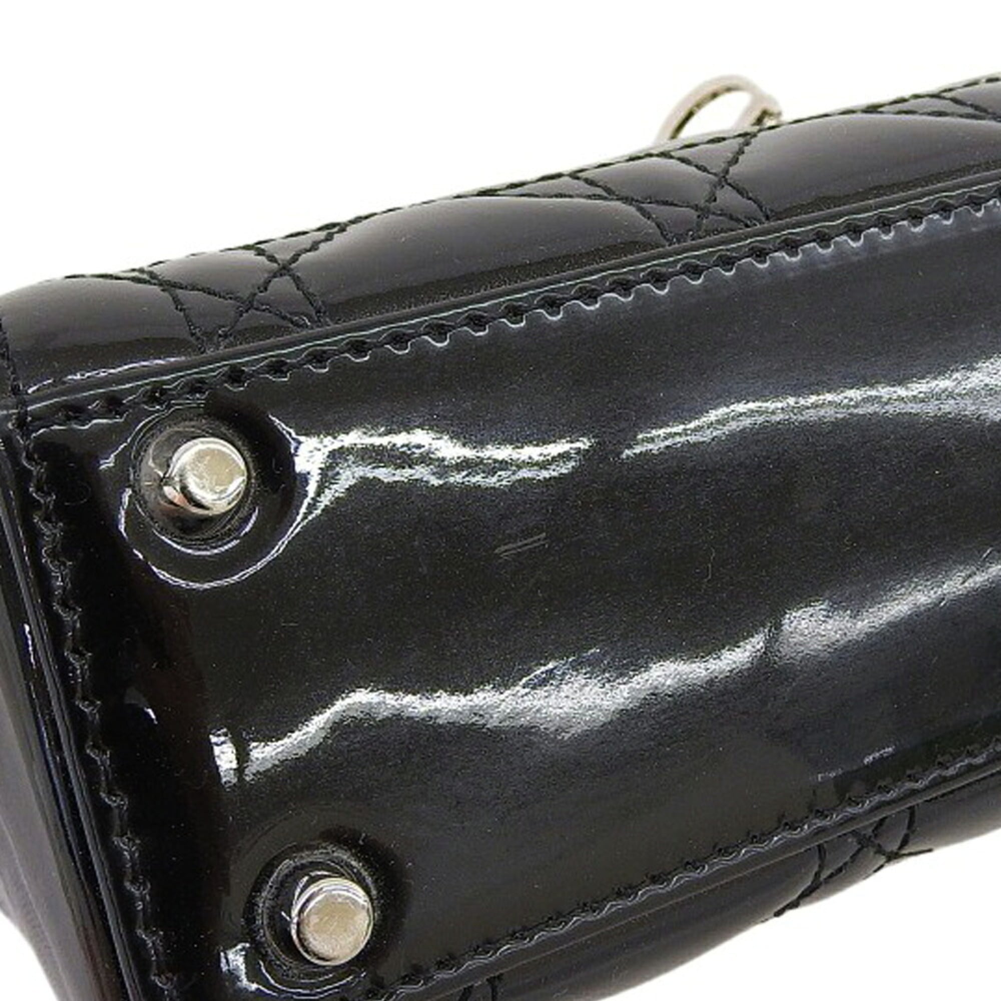 Christian Dior Black Leather Handbag (Pre-Owned)
