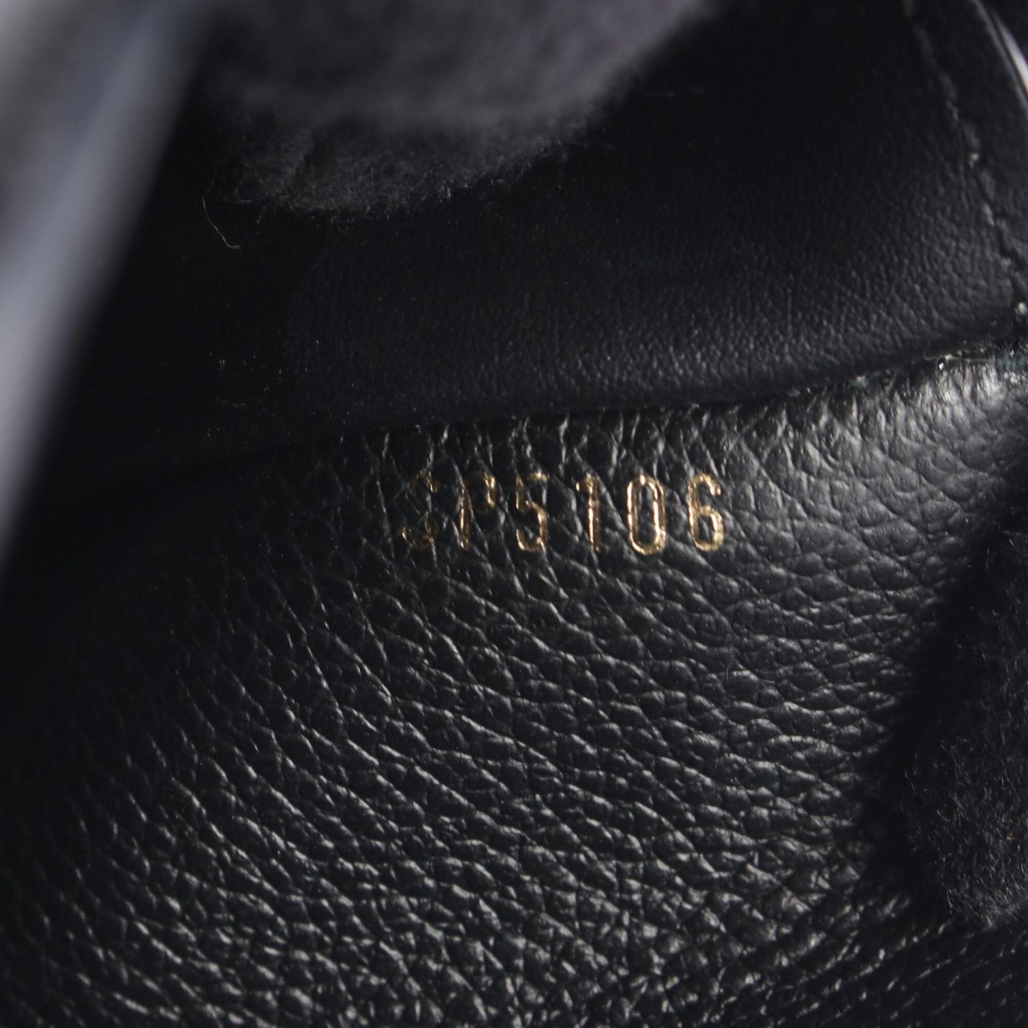 Louis Vuitton Black Noir Monogram Empreinte Leather Wallet (Tri-Fold) (Pre-Owned)