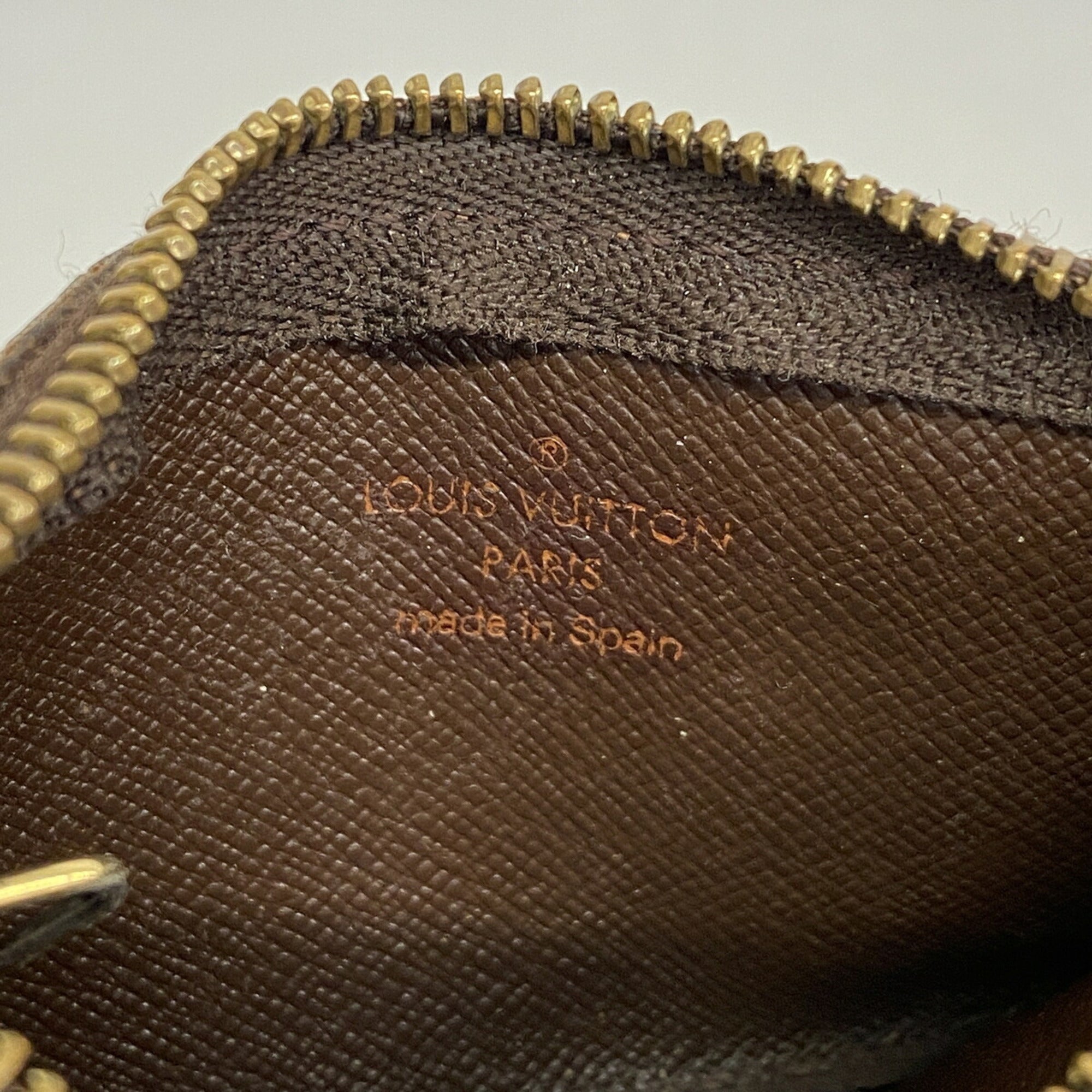 Louis Vuitton Ebene Coin Purse/Coin Case (Pre-Owned)