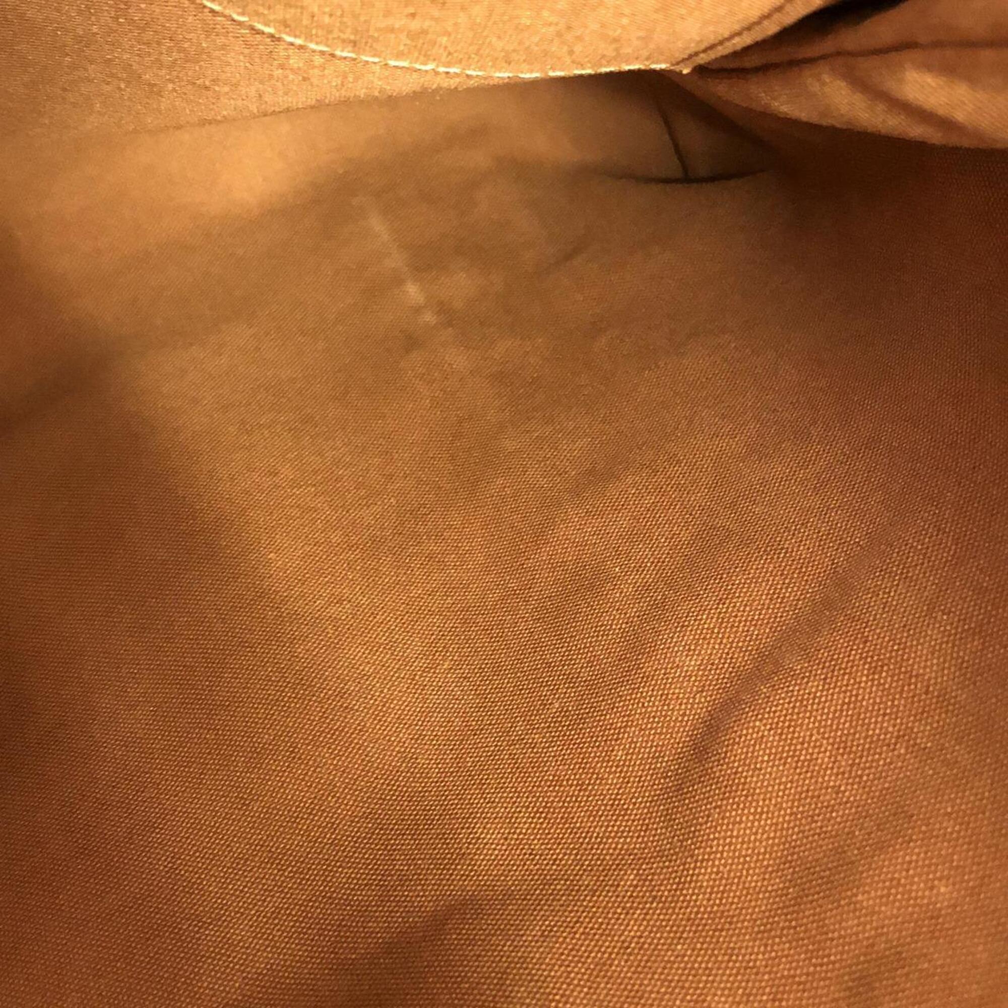 Louis Vuitton Marron Coated Canvas Handbag (Pre-Owned)