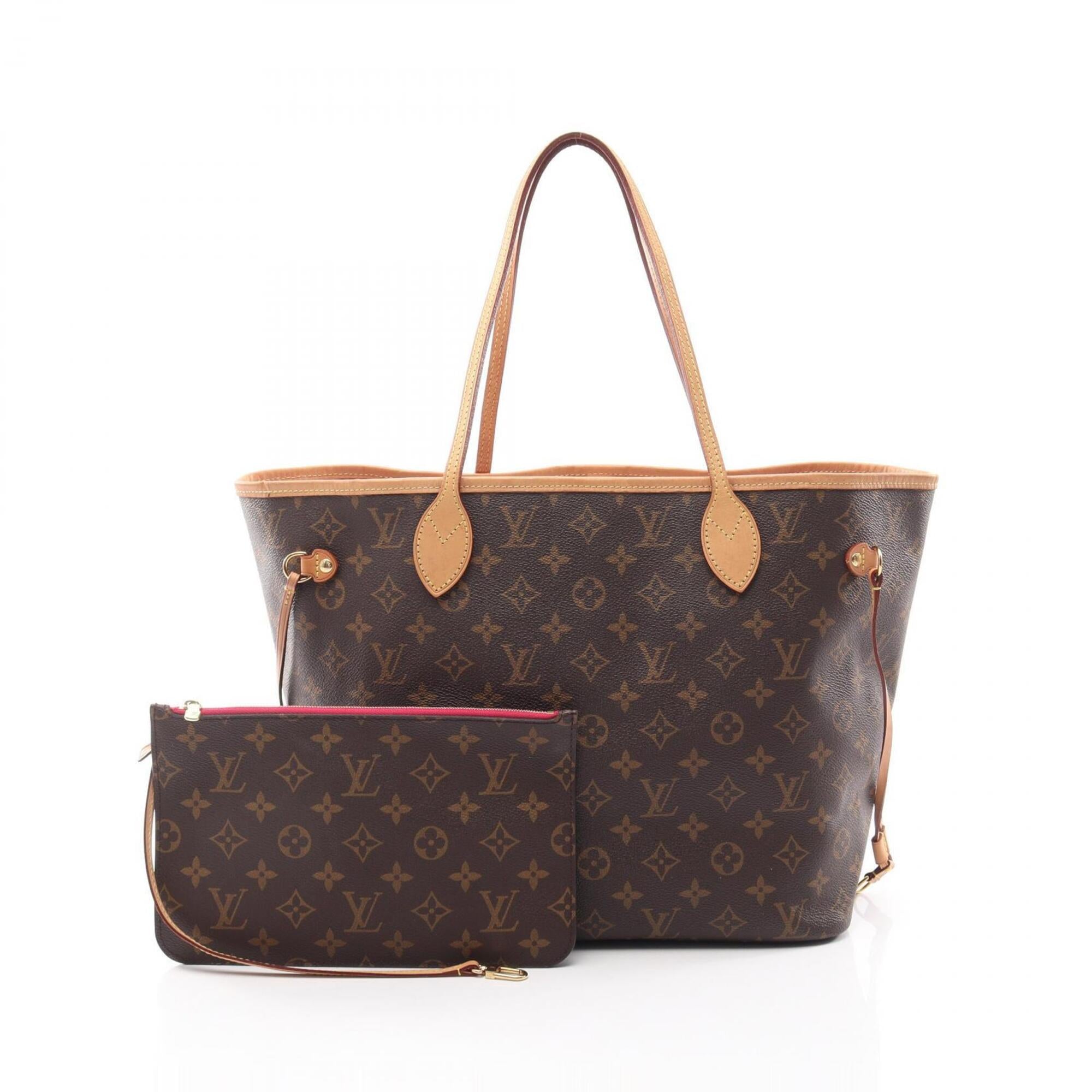 Louis Vuitton Brown Coated Canvas Pvc Monogram Leather Handbag Tote Bag (Pre-Owned)