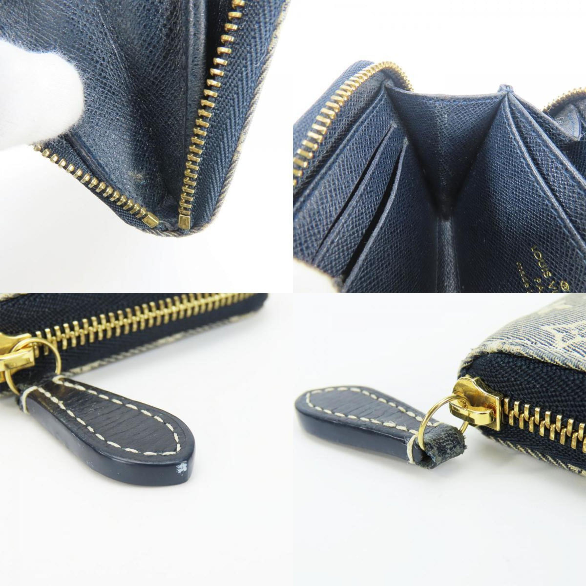Louis Vuitton Ancre Navy Monogram Idylle Coin Purse/Coin Case (Pre-Owned)