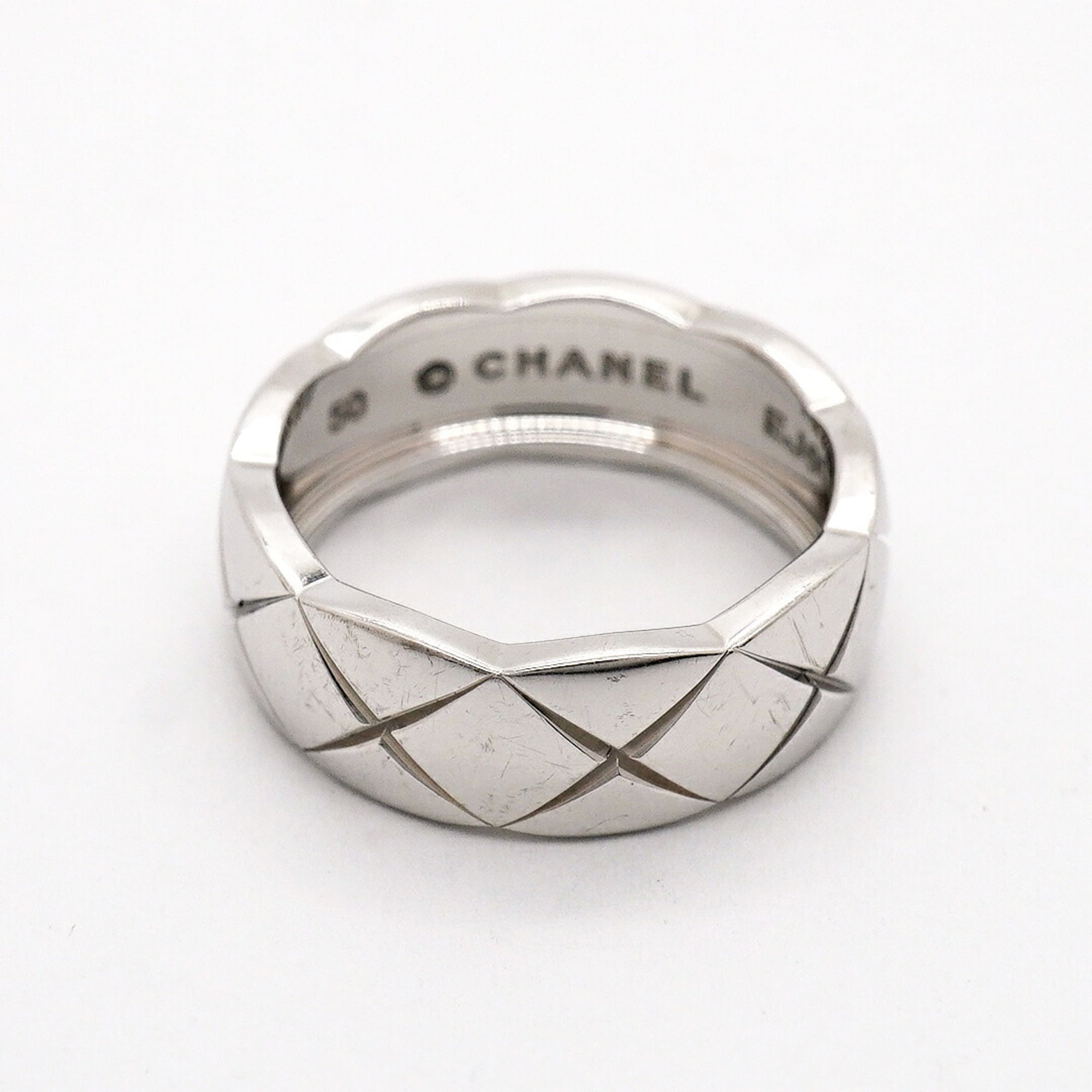 Chanel White Gold (18K) Band Ring (Pre-Owned)
