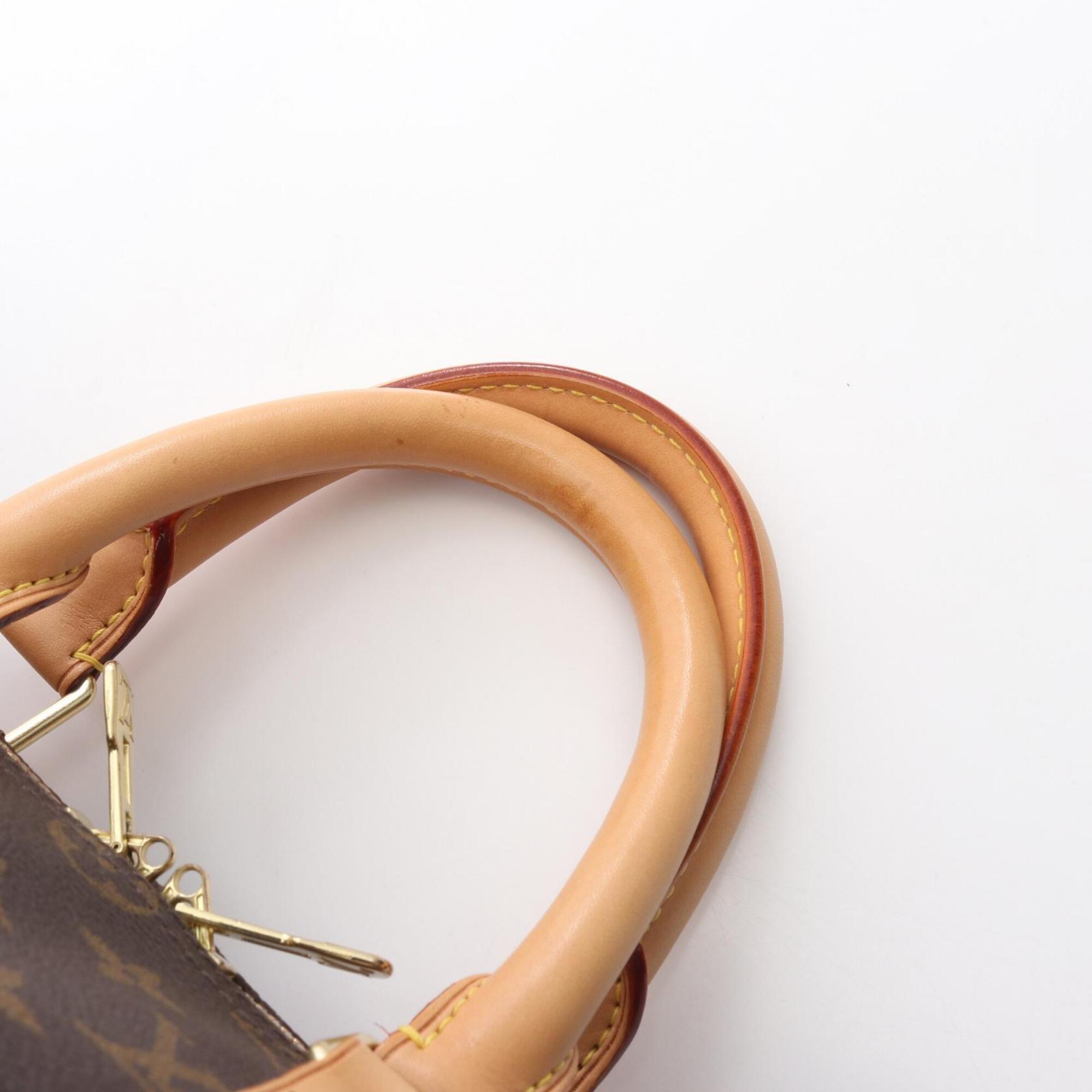 Louis Vuitton Brown Monogram Pvc Coated Canvas Leather Boston Bag Handbag (Pre-Owned)