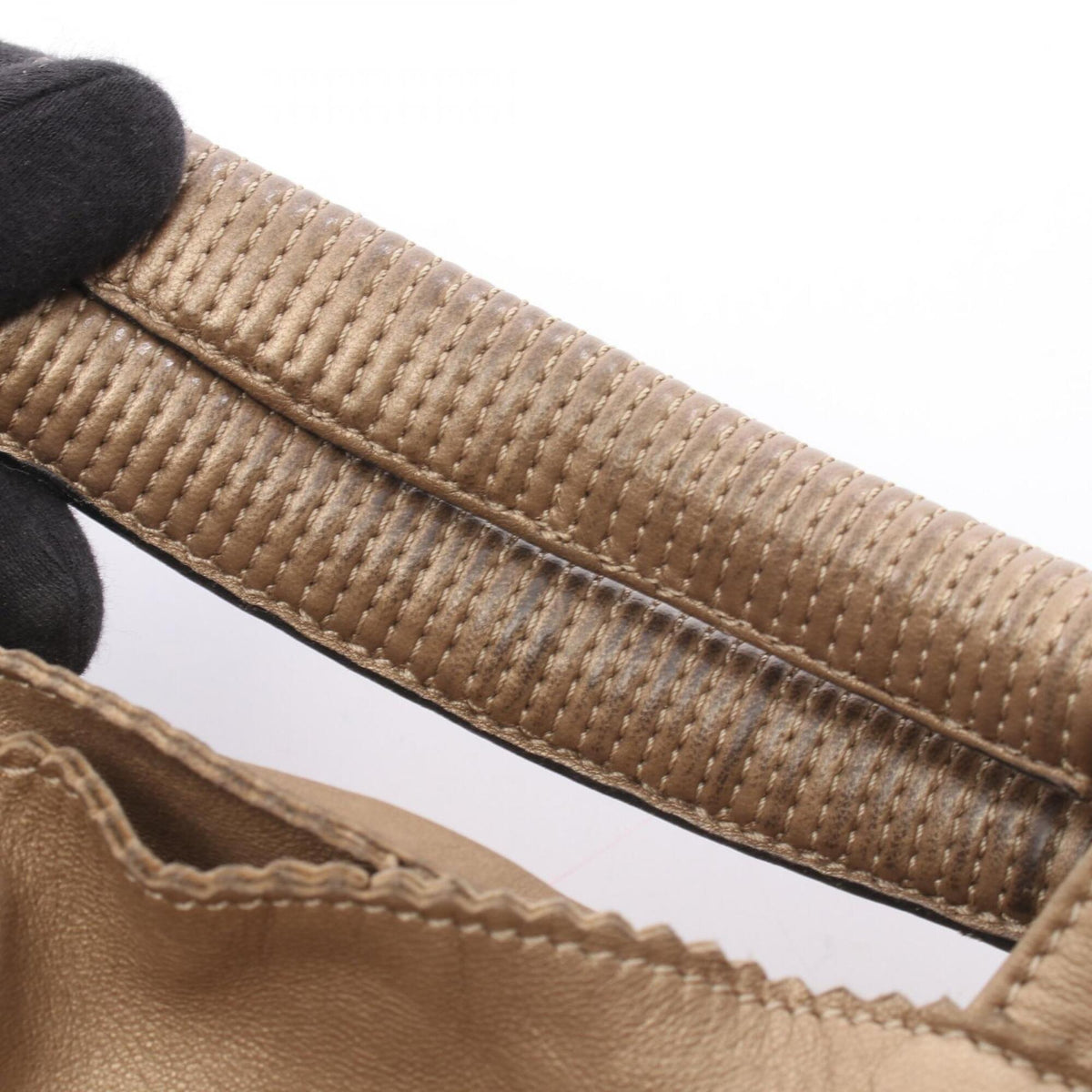 Loewe Gold Leather Handbag (Pre-Owned)