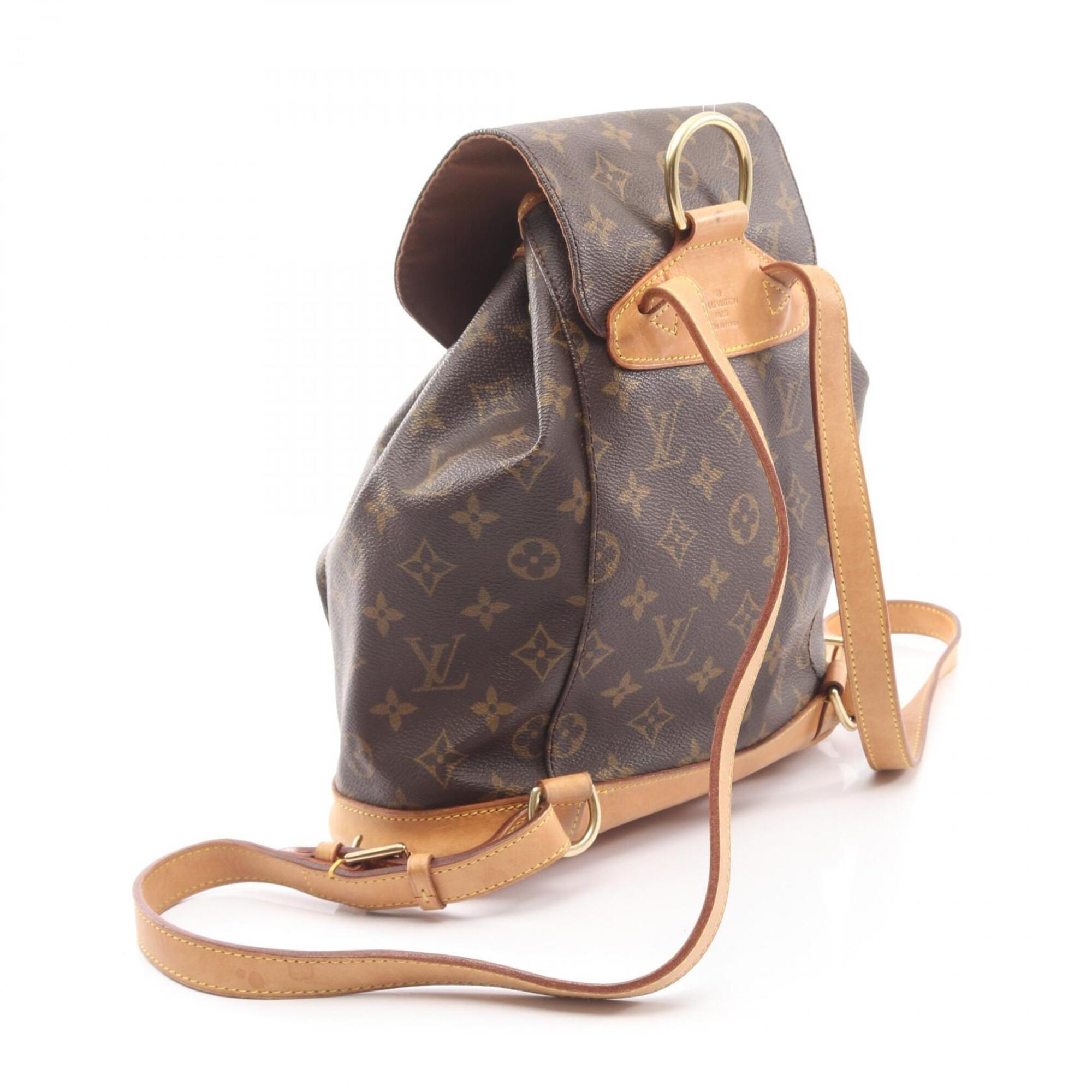 Louis Vuitton Brown Coated Canvas Monogram Pvc Leather Backpack (Pre-Owned)