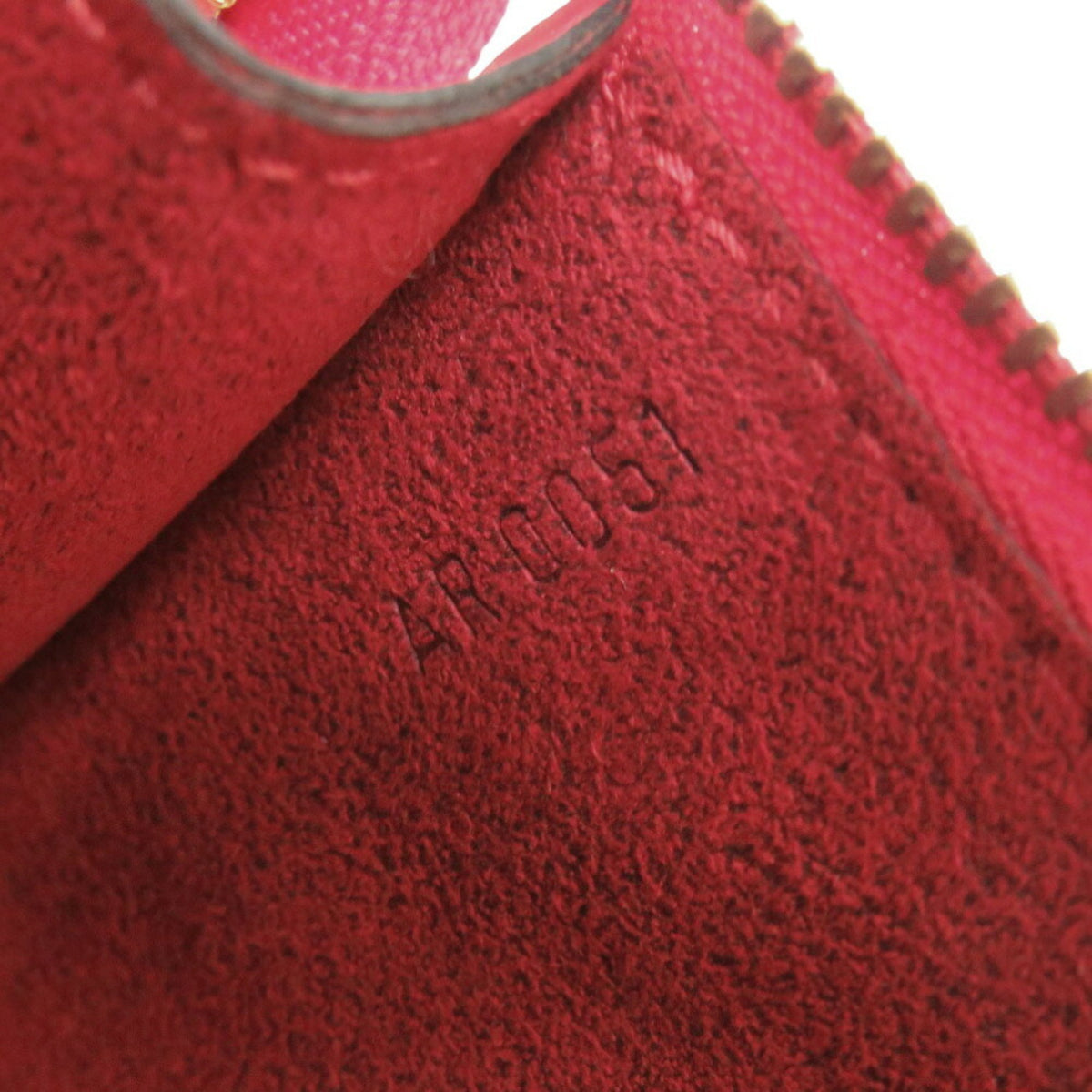 Louis Vuitton Castilian Red Red Color Epi Leather Handbag (Pre-Owned)