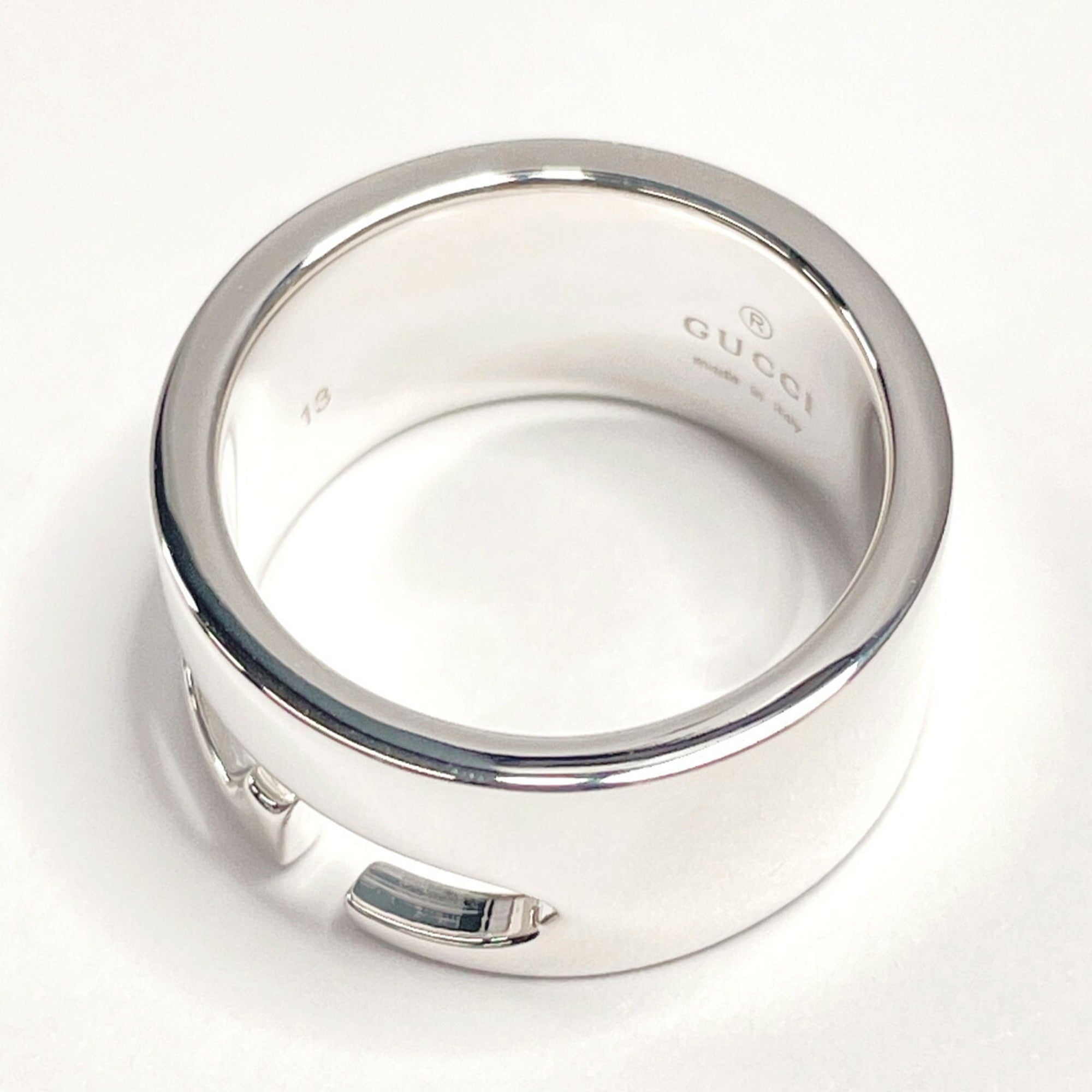 Gucci Silver 925 Band Ring (Pre-Owned)