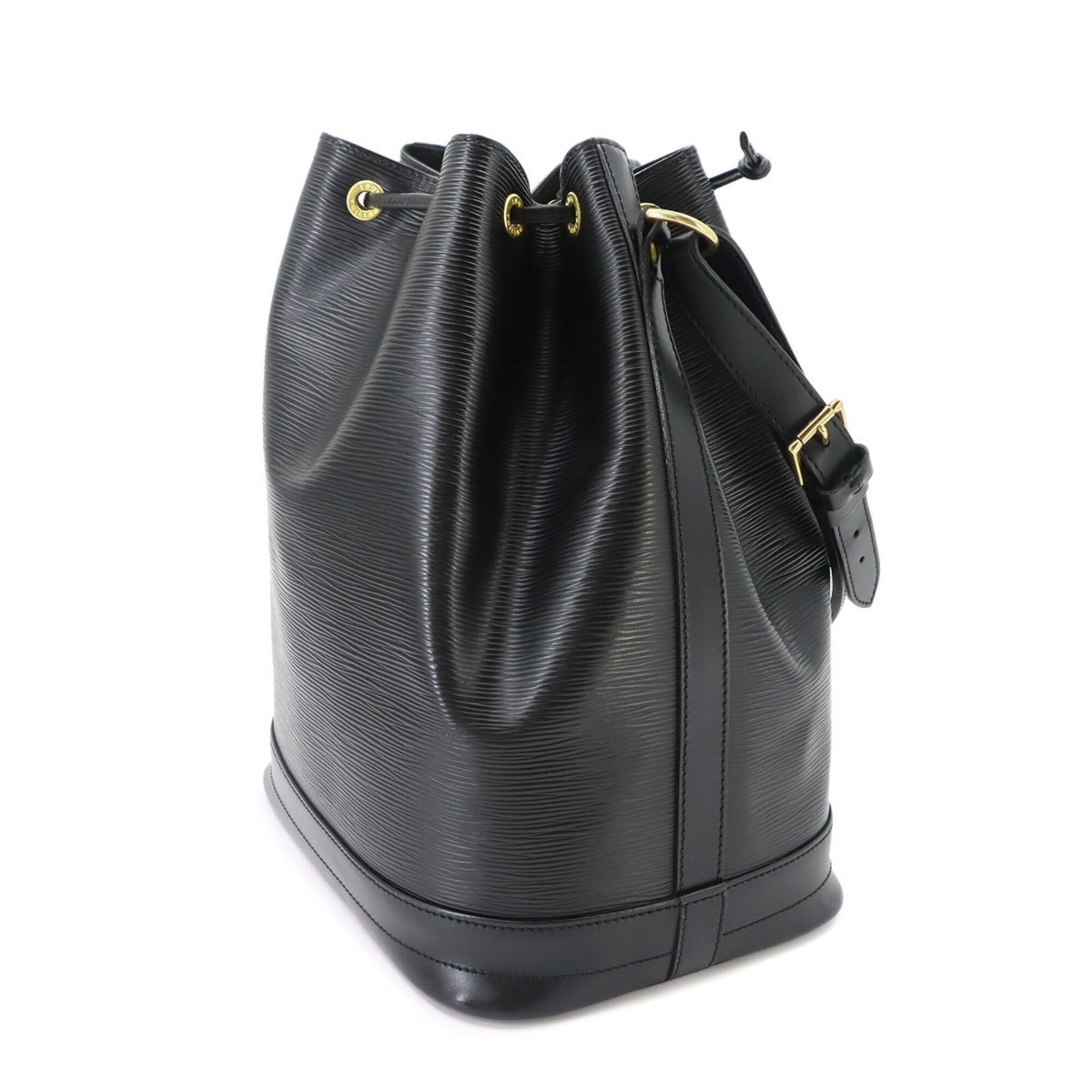 Louis Vuitton Epi Noir Epi Leather Handbag Shoulder Bag (Pre-Owned)