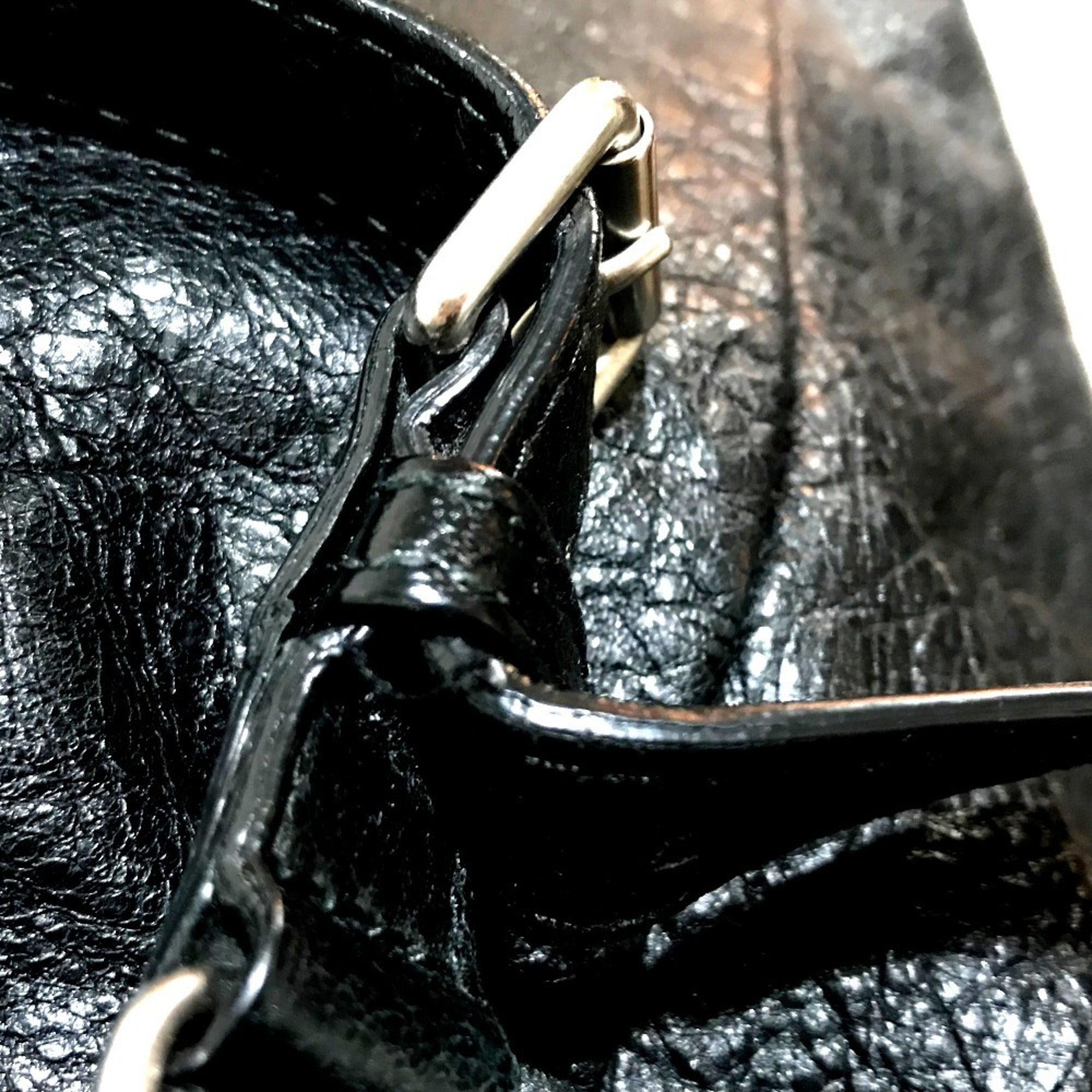 Balenciaga Black Leather Backpack (Pre-Owned)