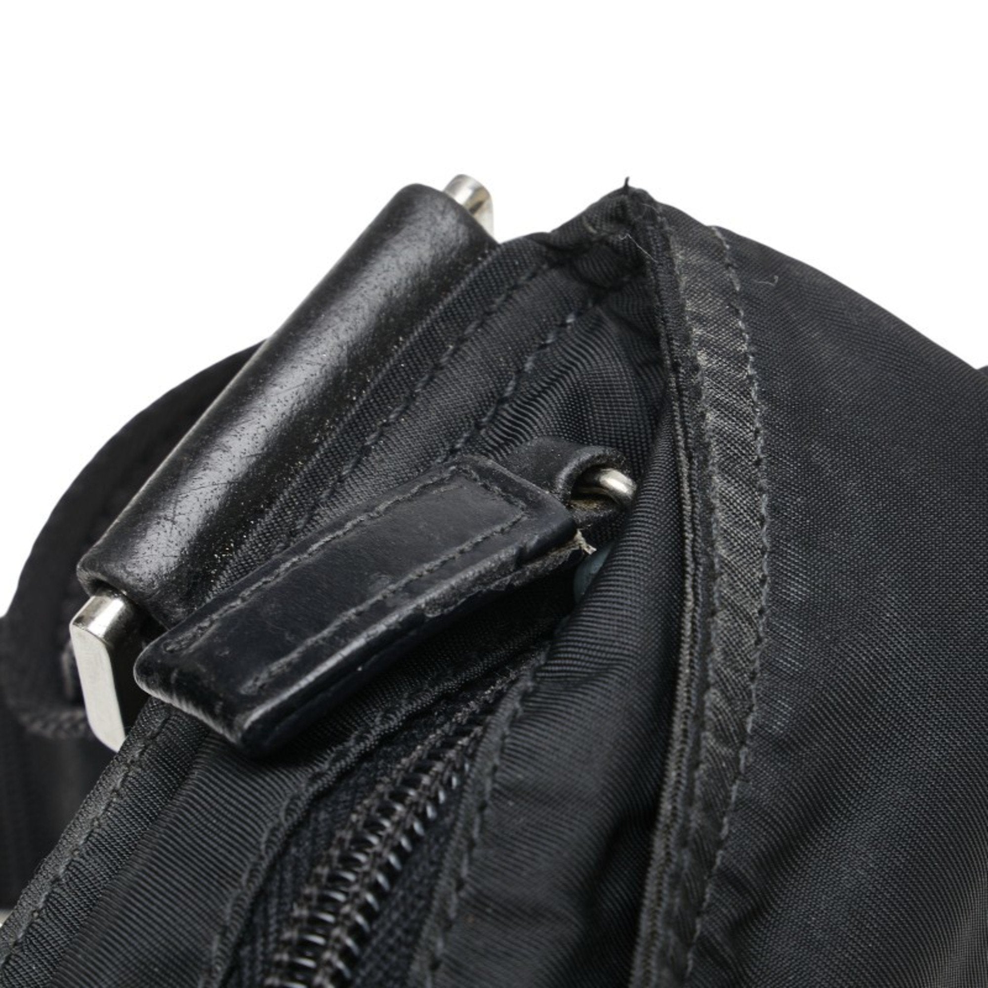 Prada Black Nylon Shoulder Bag (Pre-Owned)