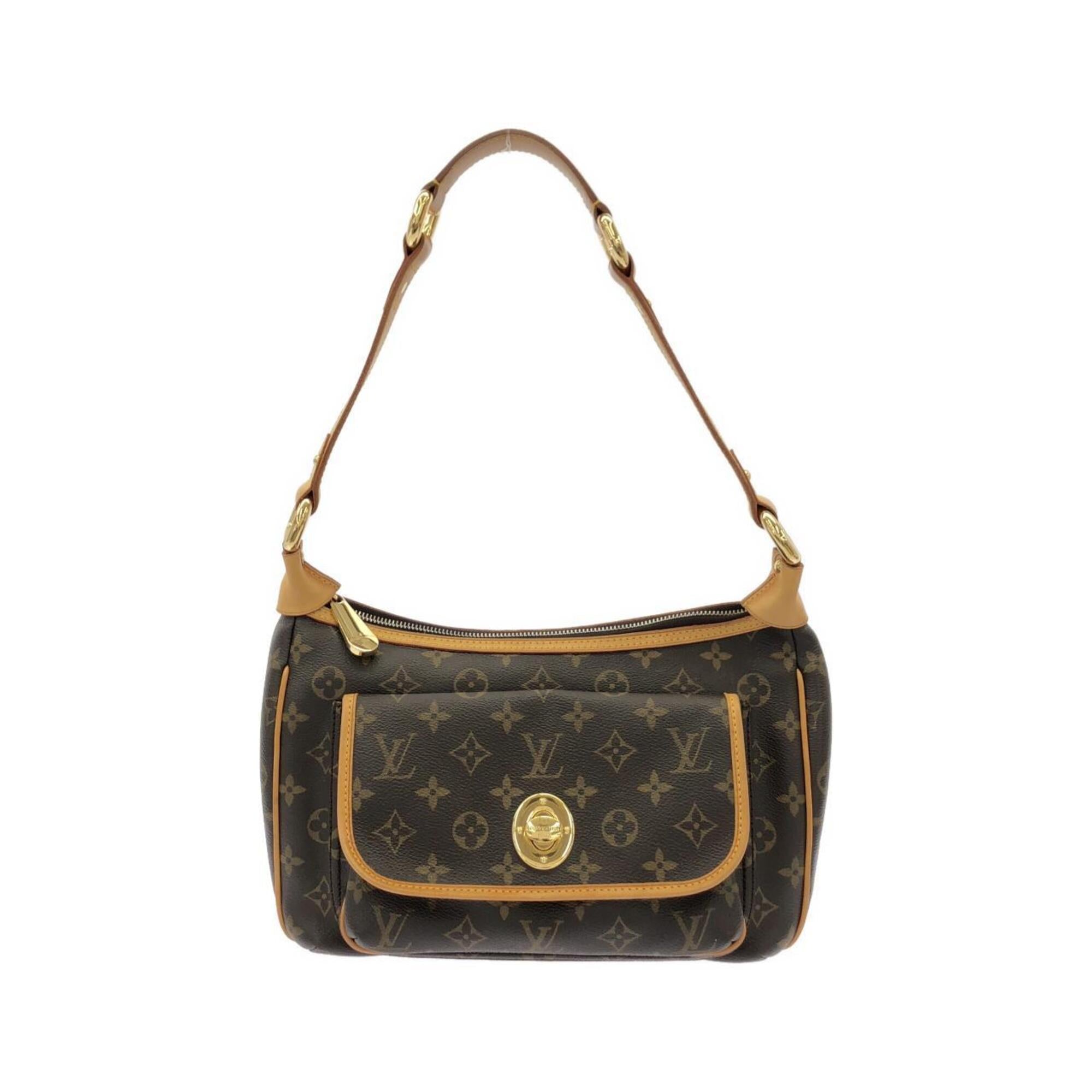 Louis Vuitton Marron Coated Canvas Shoulder Bag (Pre-Owned)