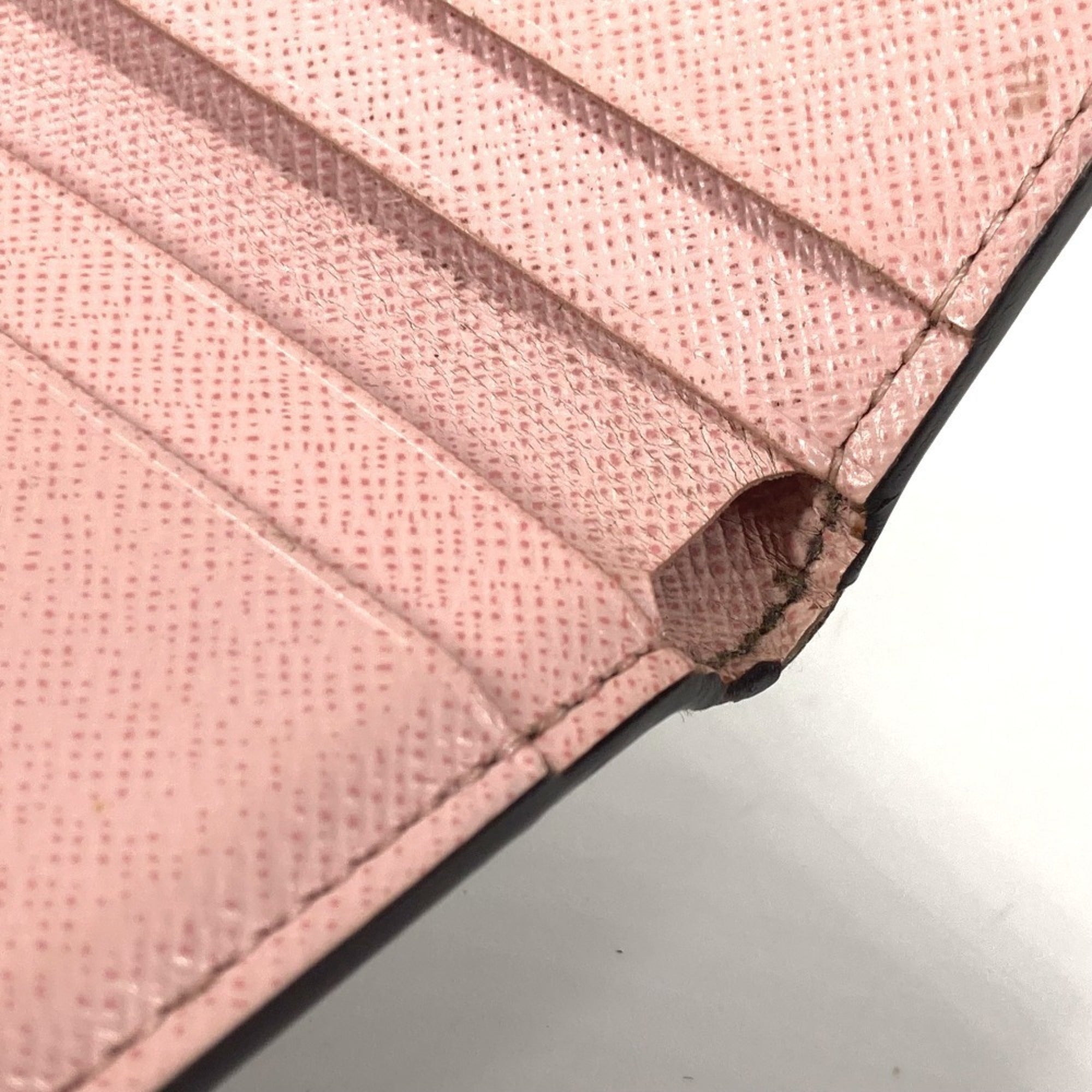 Louis Vuitton Brown Pink Monogram Wallet (Tri-Fold) (Pre-Owned)